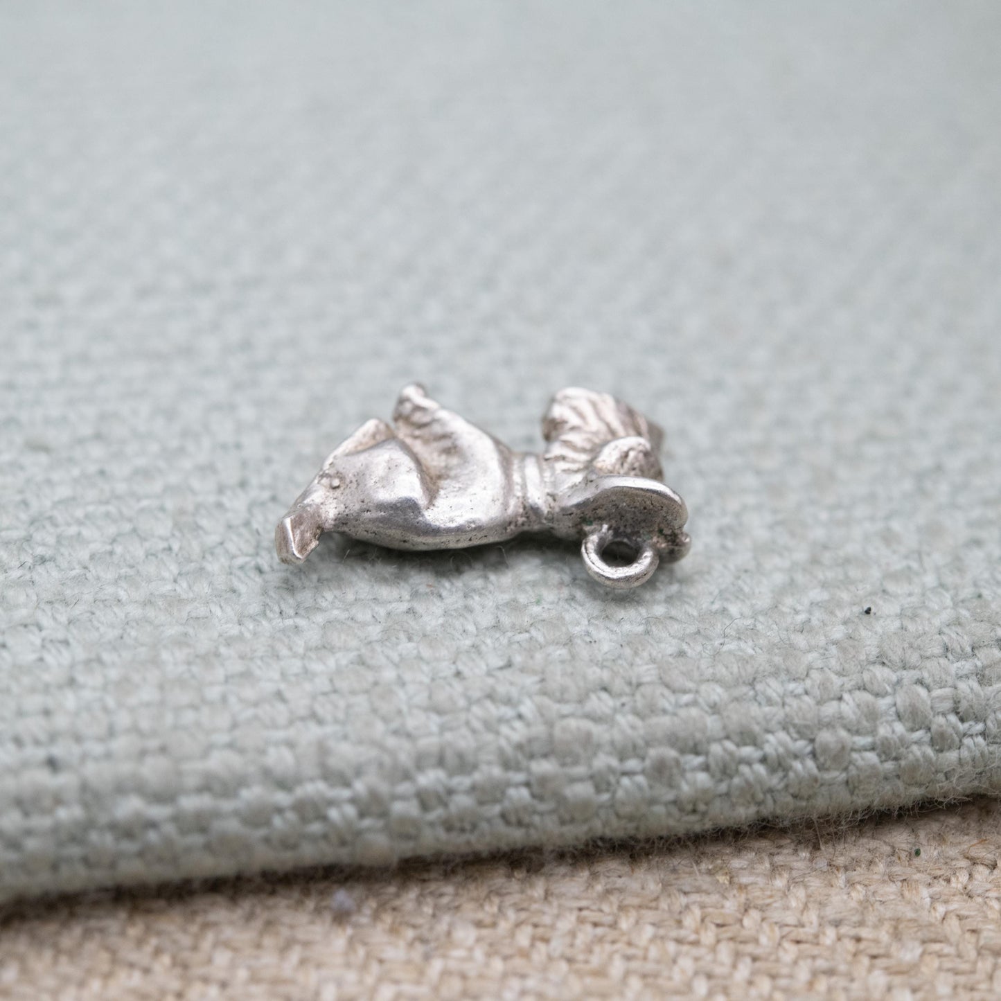 Vintage Sterling Silver Scottie Dog Charm Pendant - Scottish Terrier Dog Charm | Gift for Charm Bracelet