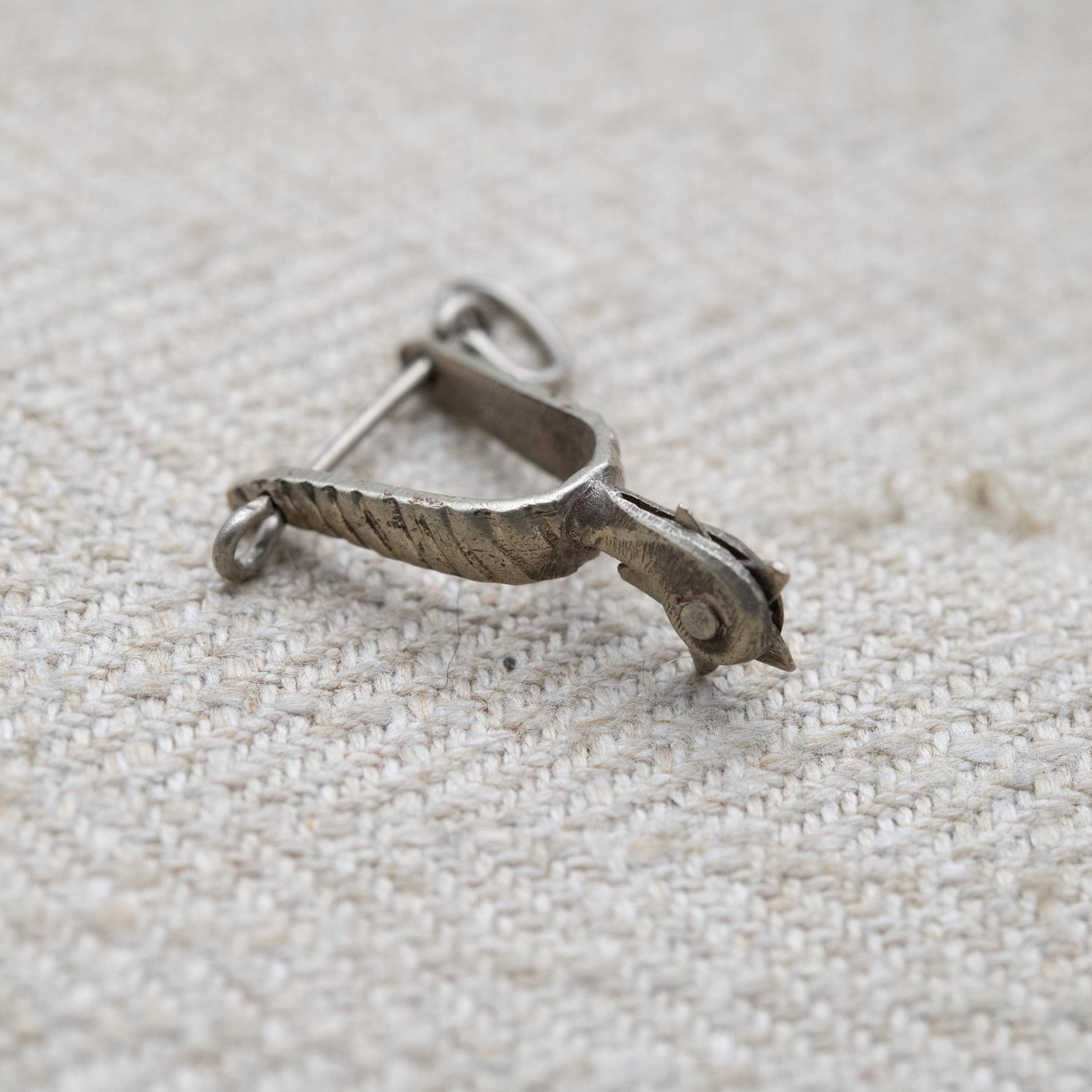 Vintage Sterling Silver Stirrup Charm Pendant - Spurs | Cowboy Horse Riding Charm | Souvenir Gift for Charm Bracelet