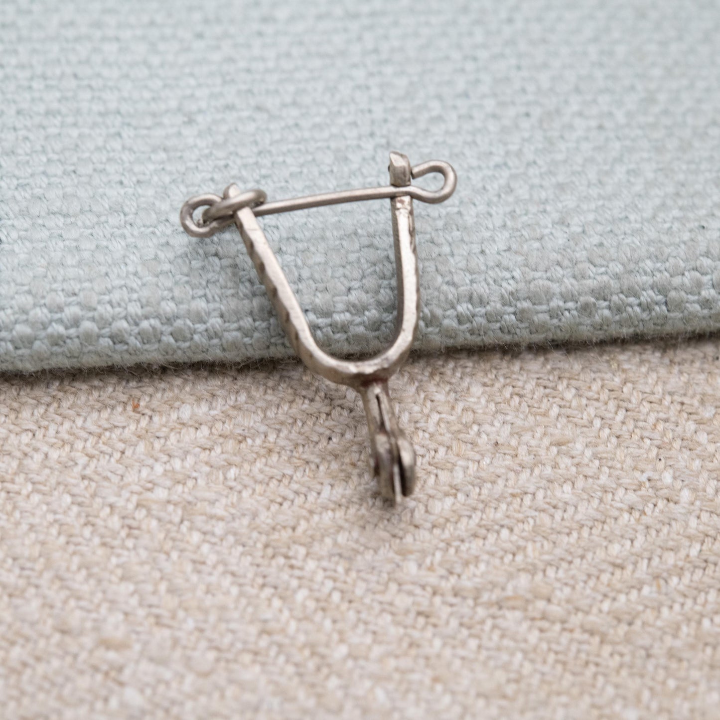 Vintage Sterling Silver Stirrup Charm Pendant - Spurs | Cowboy Horse Riding Charm | Souvenir Gift for Charm Bracelet