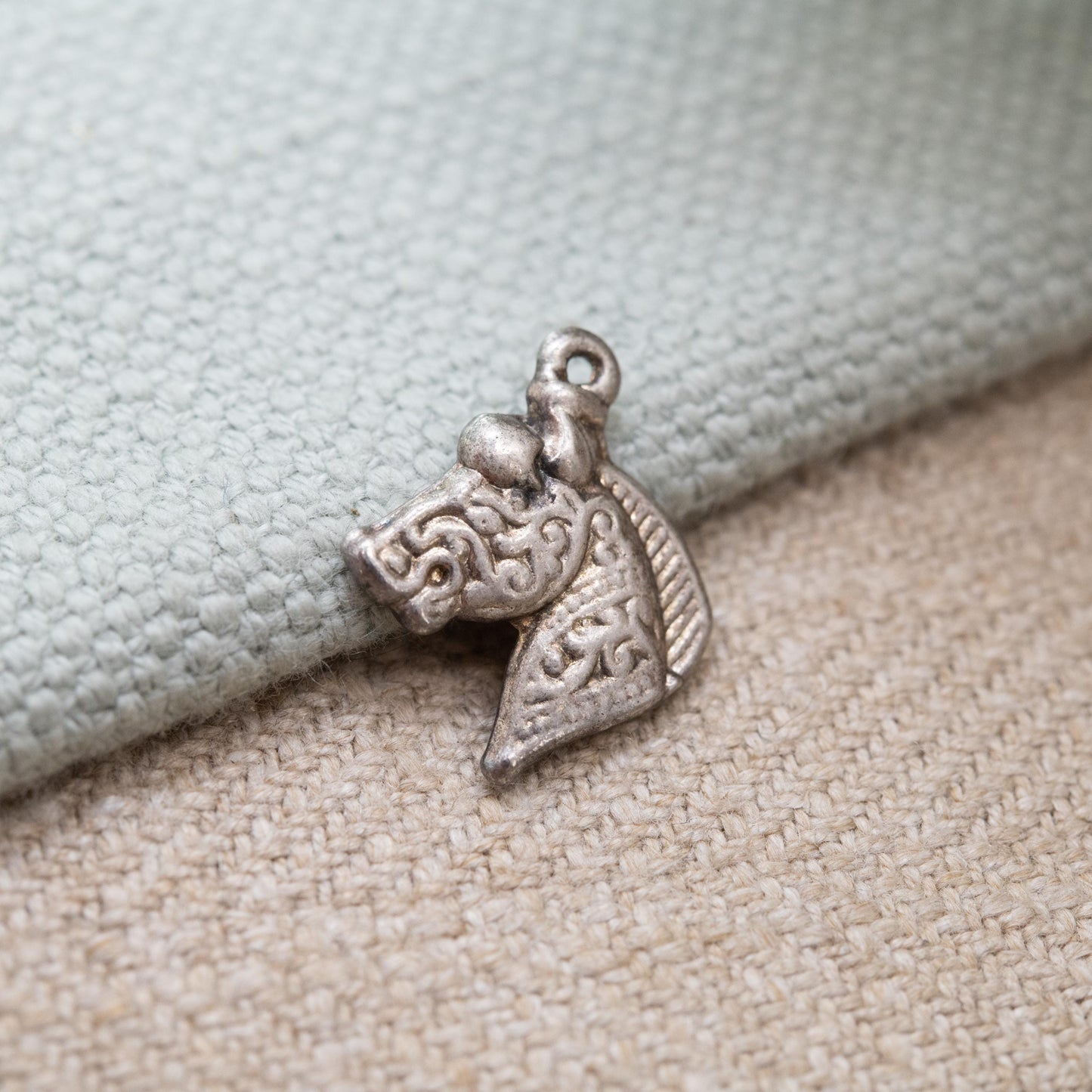 Vintage Sterling Silver Horse Charm Pendant - Animal Jewellery | Celtic | Horse Girl Gift | Nature Lover Charm Bracelet Necklace