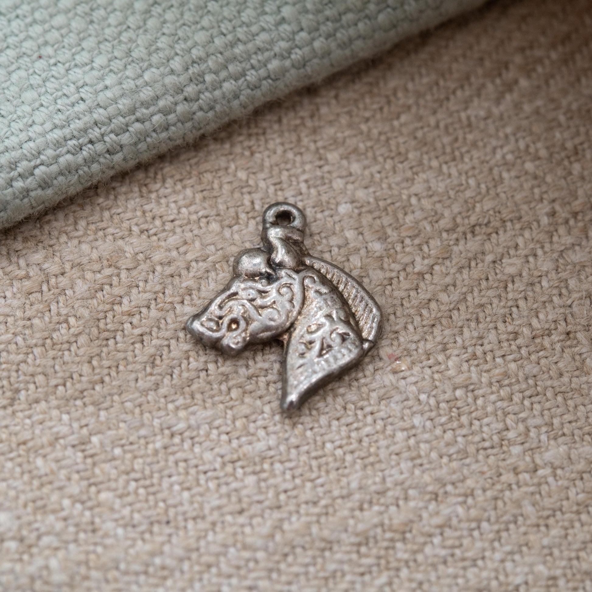Vintage Sterling Silver Horse Charm Pendant - Animal Jewellery | Celtic | Horse Girl Gift | Nature Lover Charm Bracelet Necklace