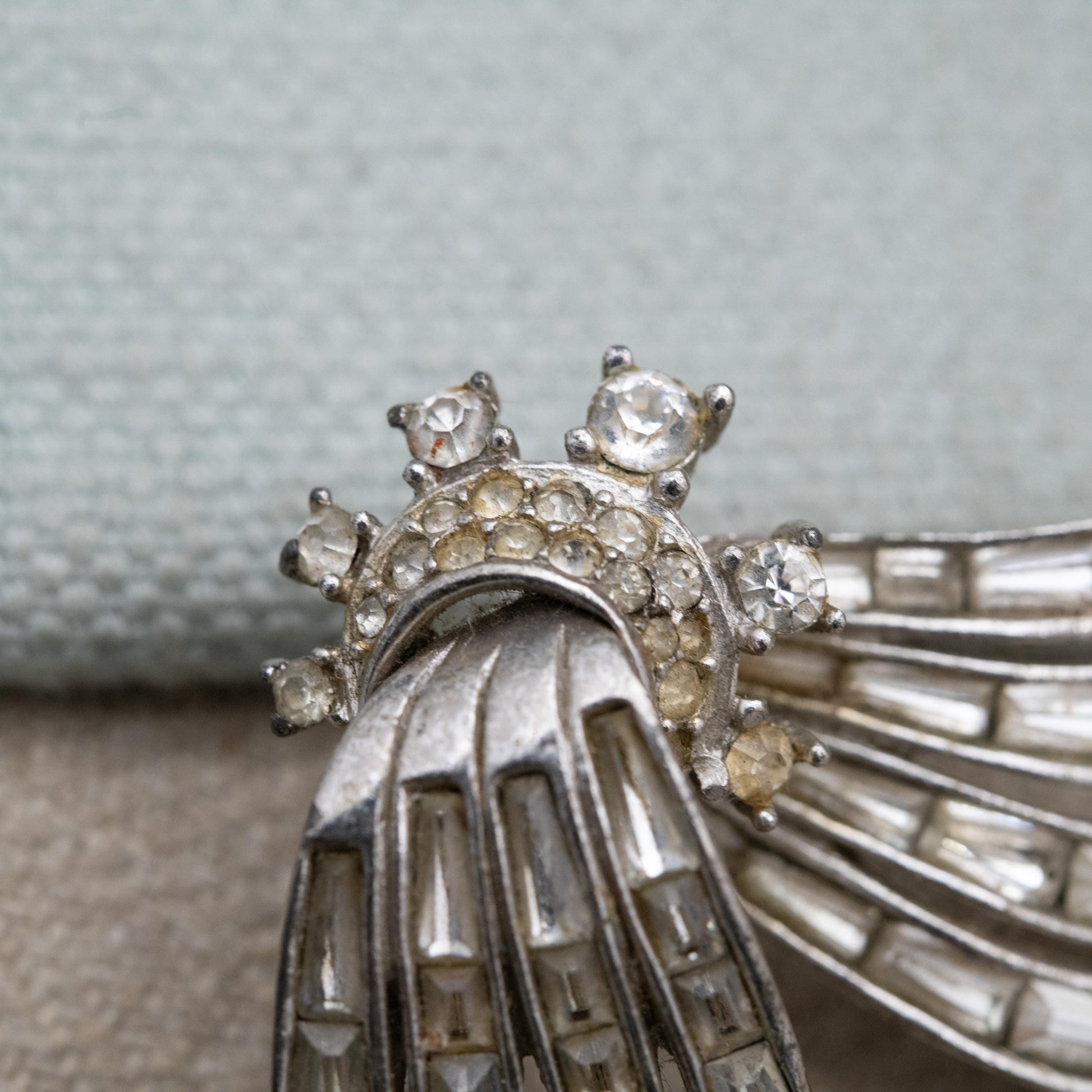 Vintage Boucher Rhinestone Brooch c. 1950s