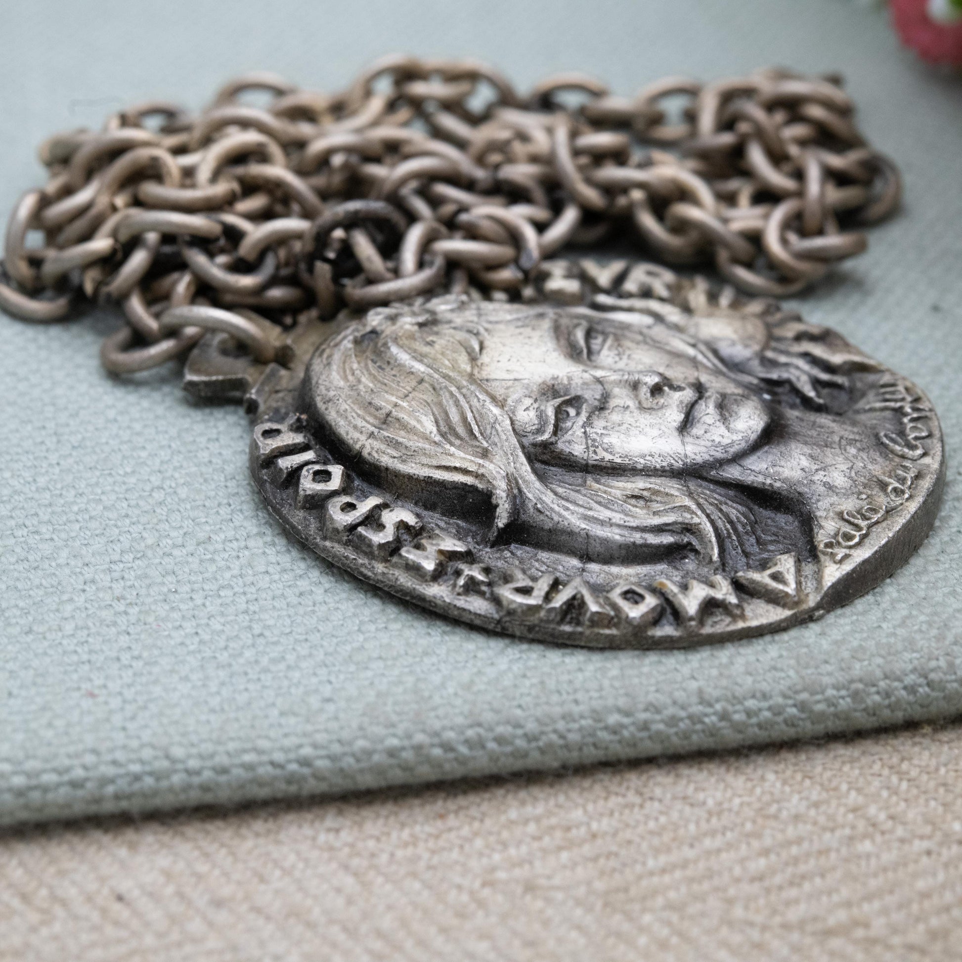 Vintage Grand Prix de Rome Medal by R Tschudin c. 1960s French - Amour Espoir Bonheur Love Hope Happiness | Symbol of the Law of Happiness