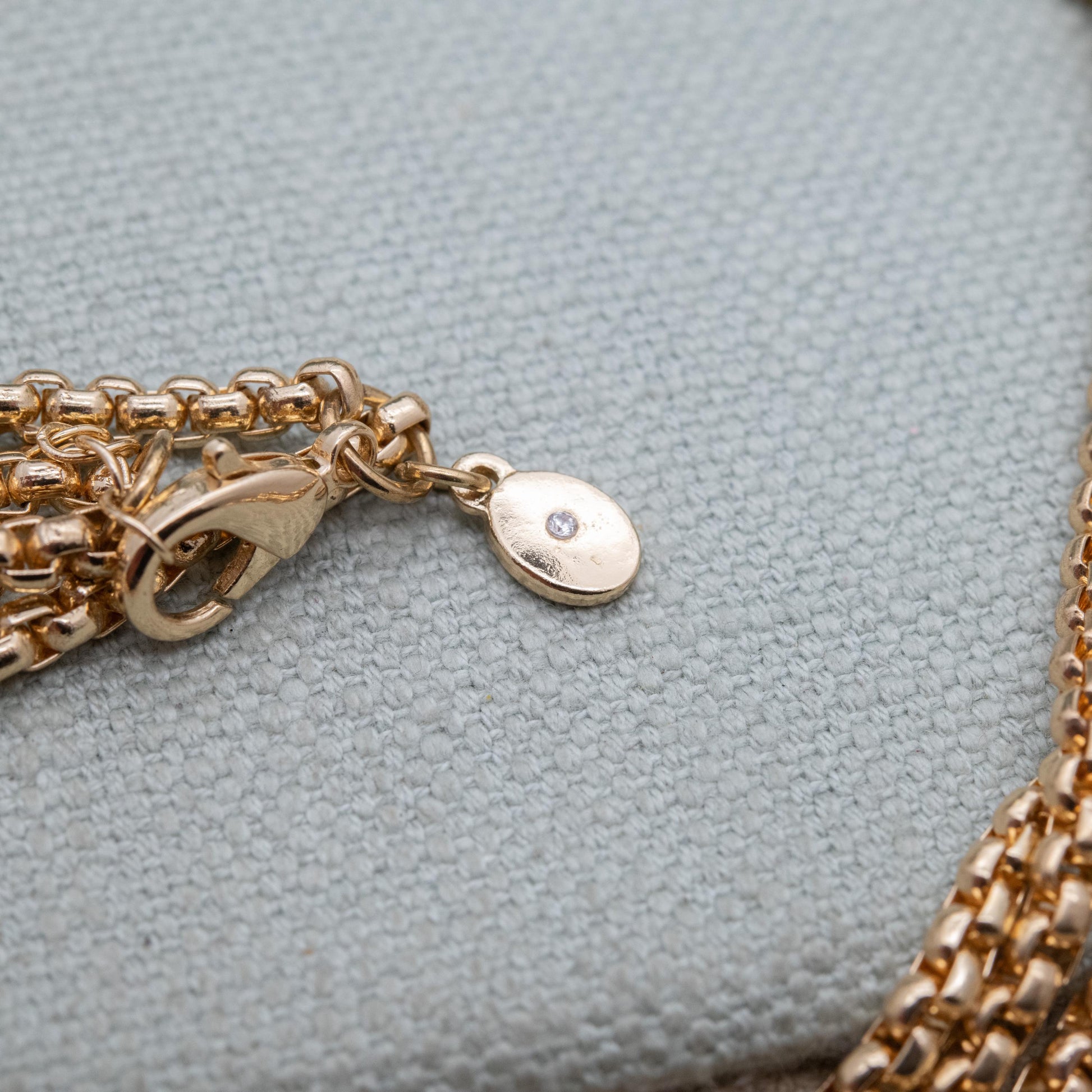 Vintage Danbury Mint Gold Tone Chain Necklace - Long Double Strand | 36"