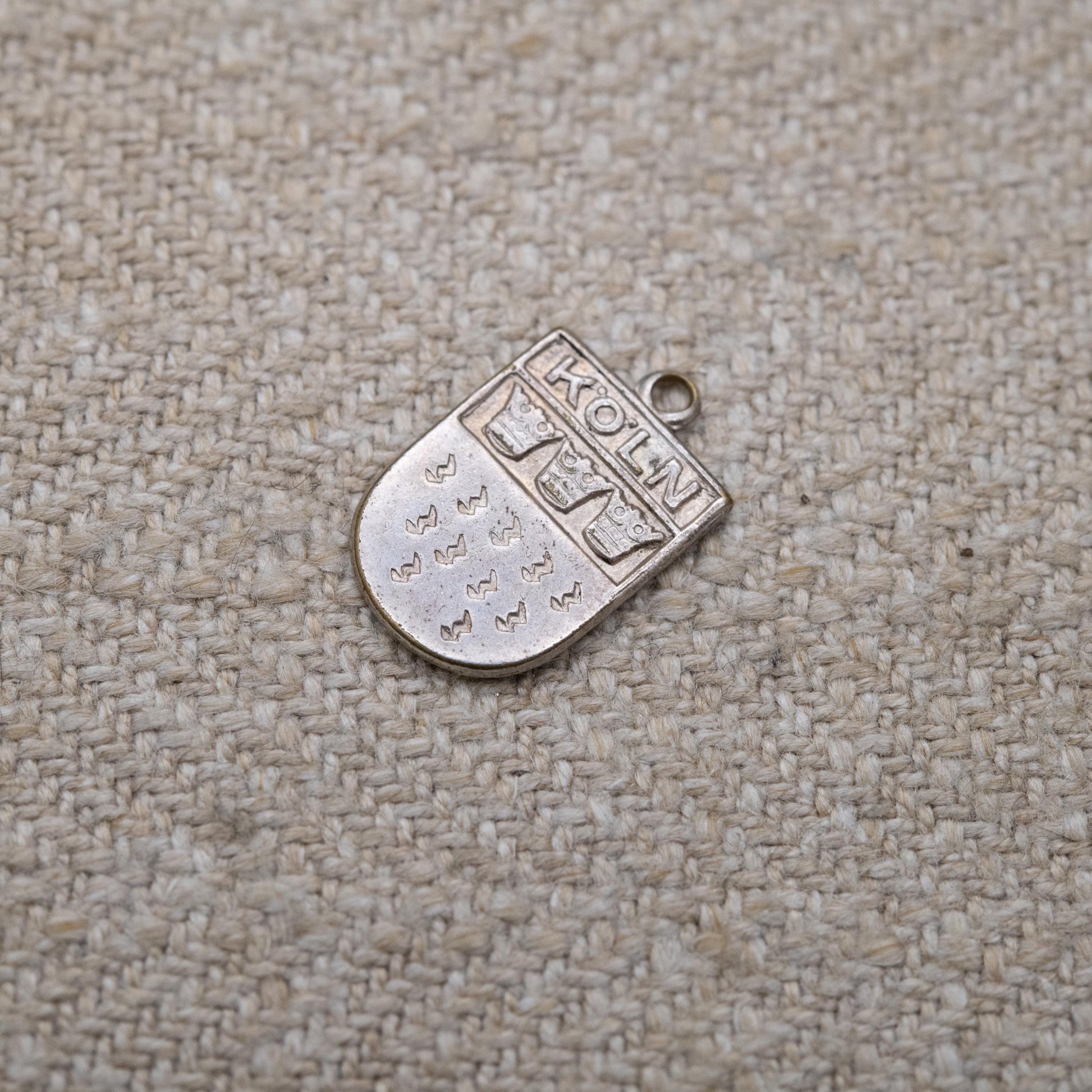 Vintage Köln Charm Pendant - German Cologne Coat of Arms | Germany Travel Souvenir Gift for Charm Bracelet
