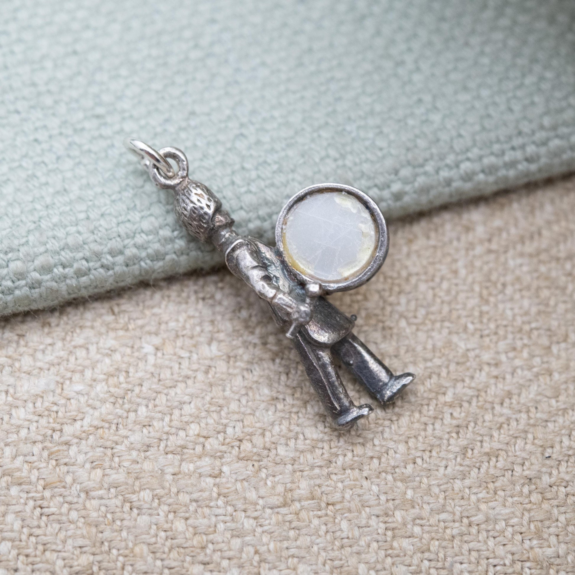 Vintage Sterling Silver Royal Guard Drummer Charm Pendant - Guardsman Band | Royal Souvenir | Gift for Charm Bracelet
