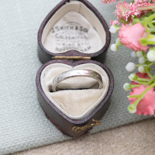 Vintage Sterling Silver Band Ring - Minimalist Band | Stacking Unisex Ring | UK Size - M | US Size - 6