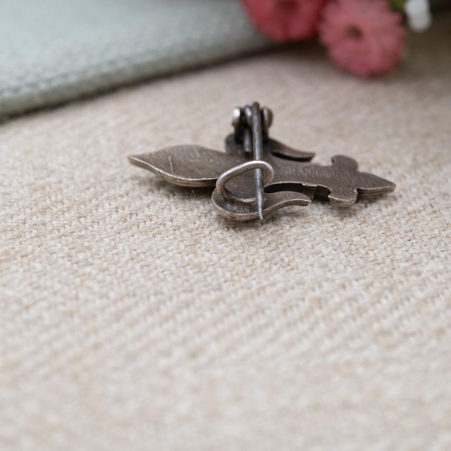 Antique French Fleur de Lis Brooch c. 1900s