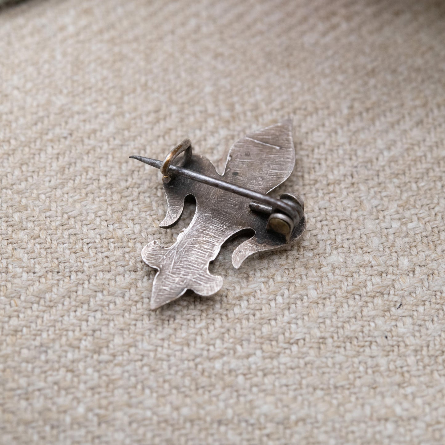 Antique French Fleur de Lis Brooch c. 1900s