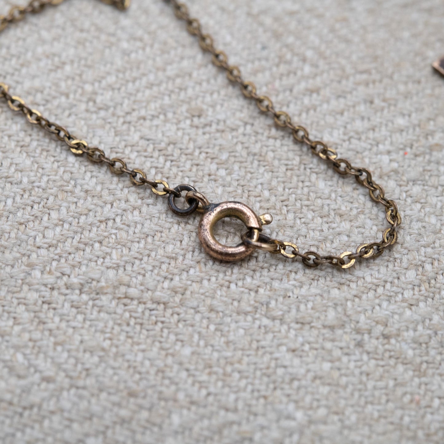 Vintage Rolled Gold Cross Pendant Necklace c. 1970s AJH with Hand Engraved Shield Design