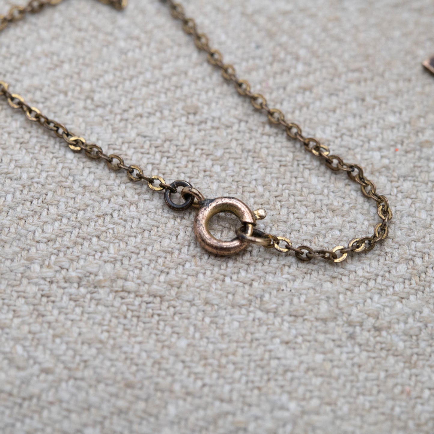 Vintage Rolled Gold Cross Pendant Necklace c. 1970s AJH with Hand Engraved Shield Design