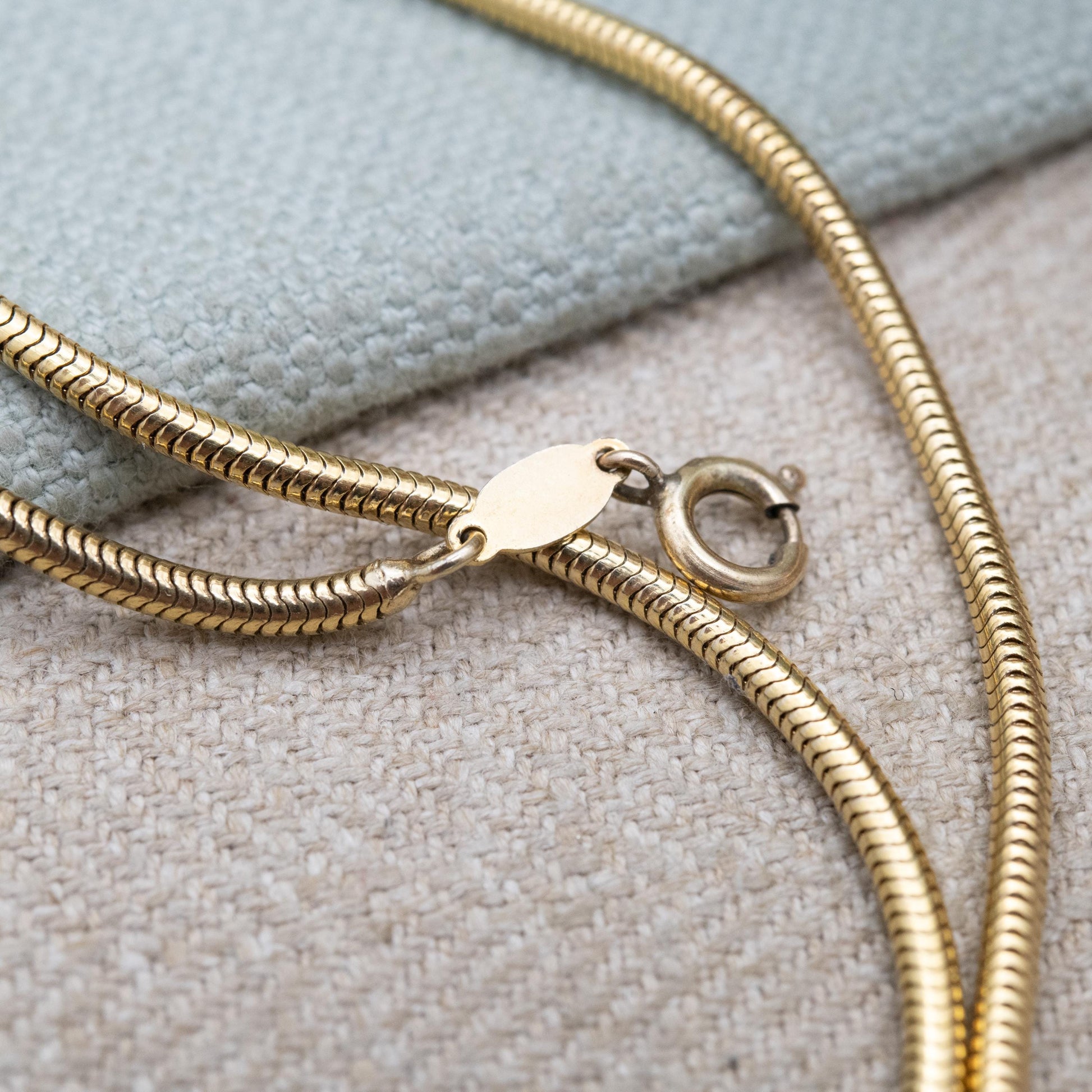 Vintage Grossé Long Snake Chain Necklace 1971 German Designer