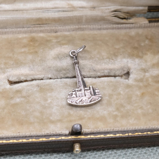 Vintage Sterling Silver Blackpool Tower Charm Pendant - Lancashire | Seaside | Beach Holiday | Souvenir Gift for Charm Bracelet