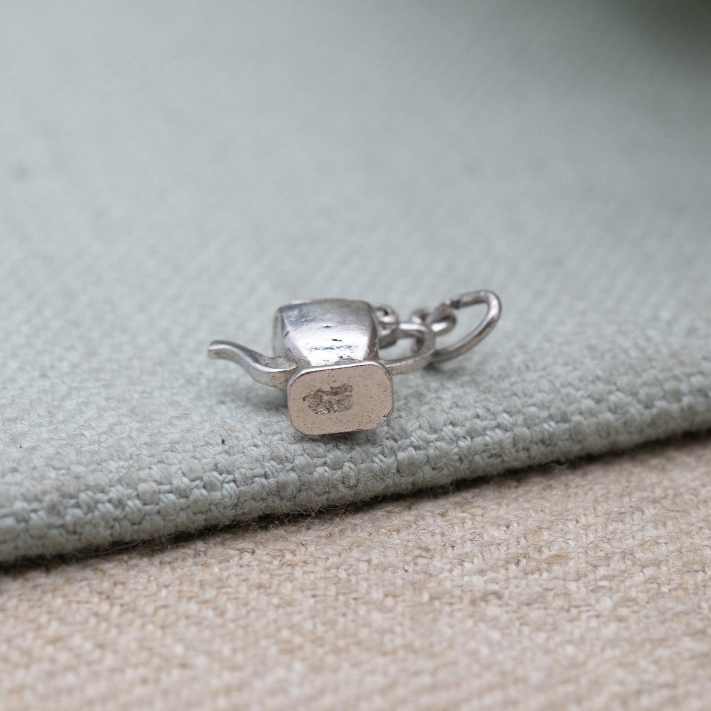 Vintage Sterling Silver Opening Teapot Charm Pendant - Articulated Teaware | Gift for Charm Bracelet