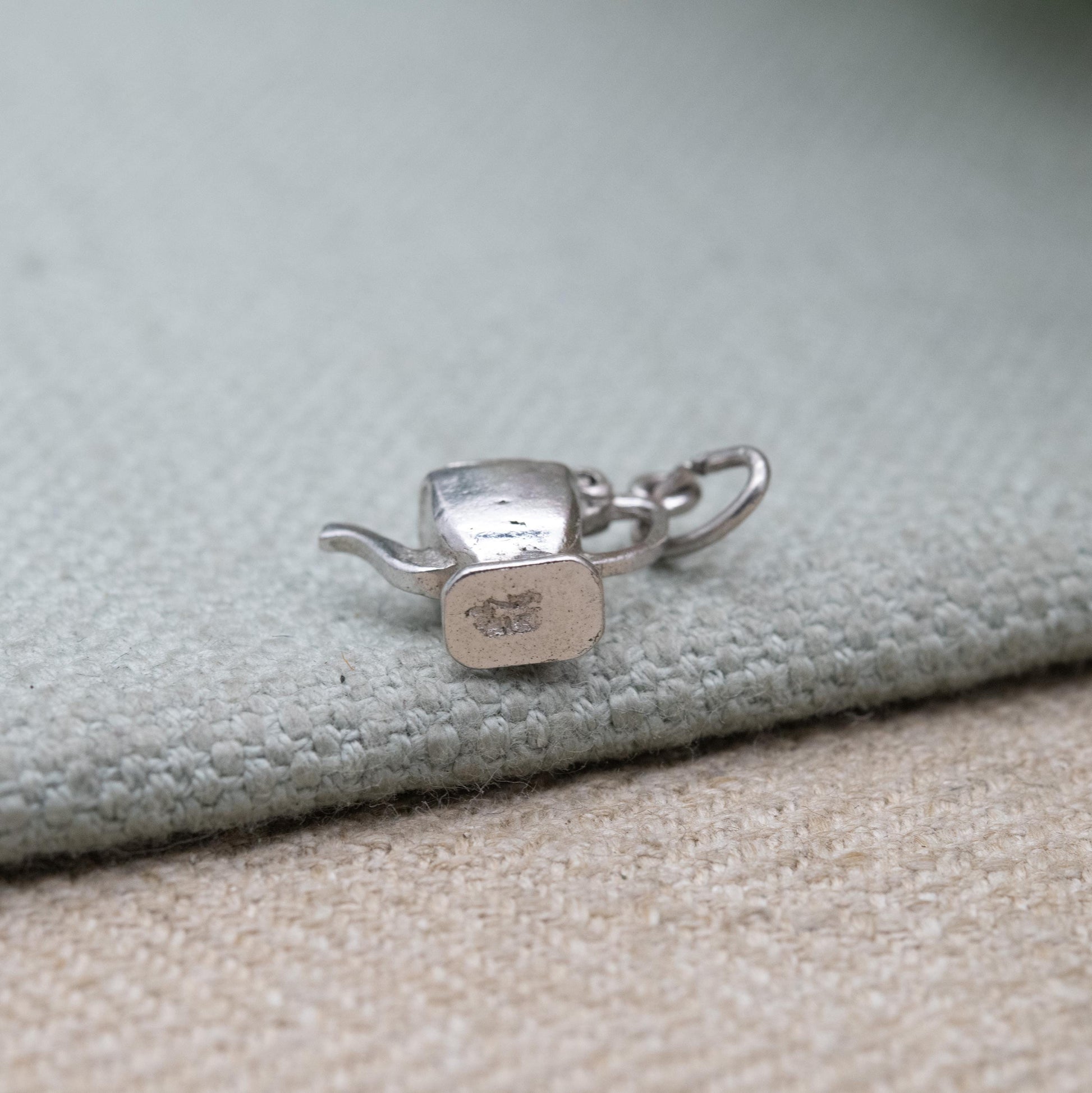 Vintage Sterling Silver Opening Teapot Charm Pendant - Articulated Teaware | Gift for Charm Bracelet