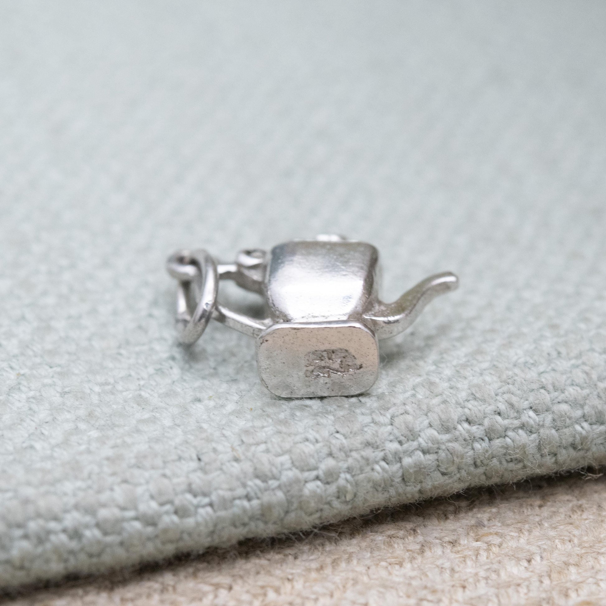 Vintage Sterling Silver Opening Teapot Charm Pendant - Articulated Teaware | Gift for Charm Bracelet