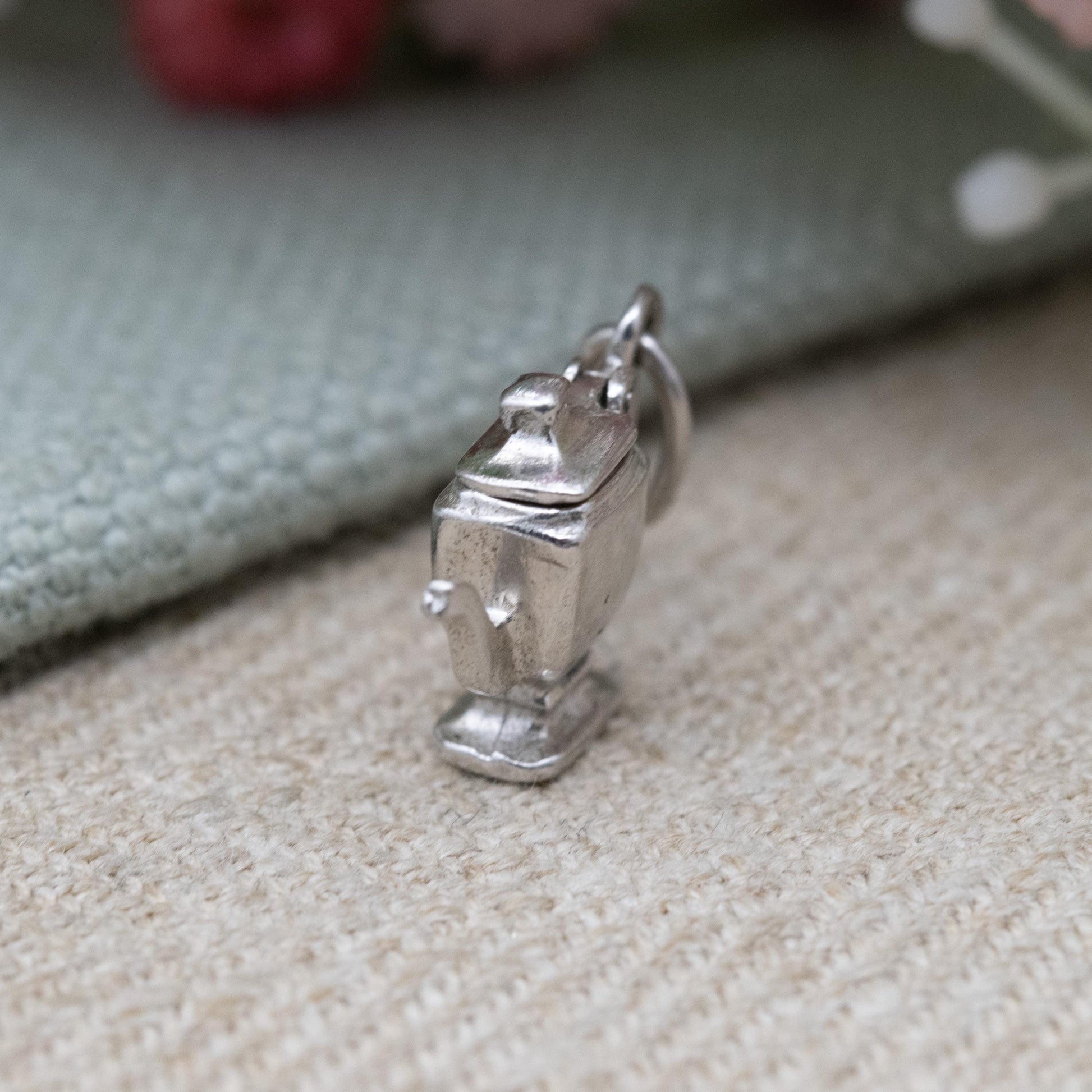 Vintage Sterling Silver Opening Teapot Charm Pendant - Articulated Teaware | Gift for Charm Bracelet