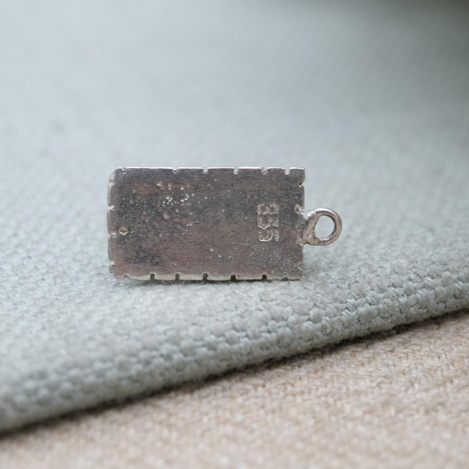 Vintage European Silver Athens Parthenon Charm Pendant - Ruined Temple | Ancient Greece Souvenir | Acropolis Gift for Charm Bracelet
