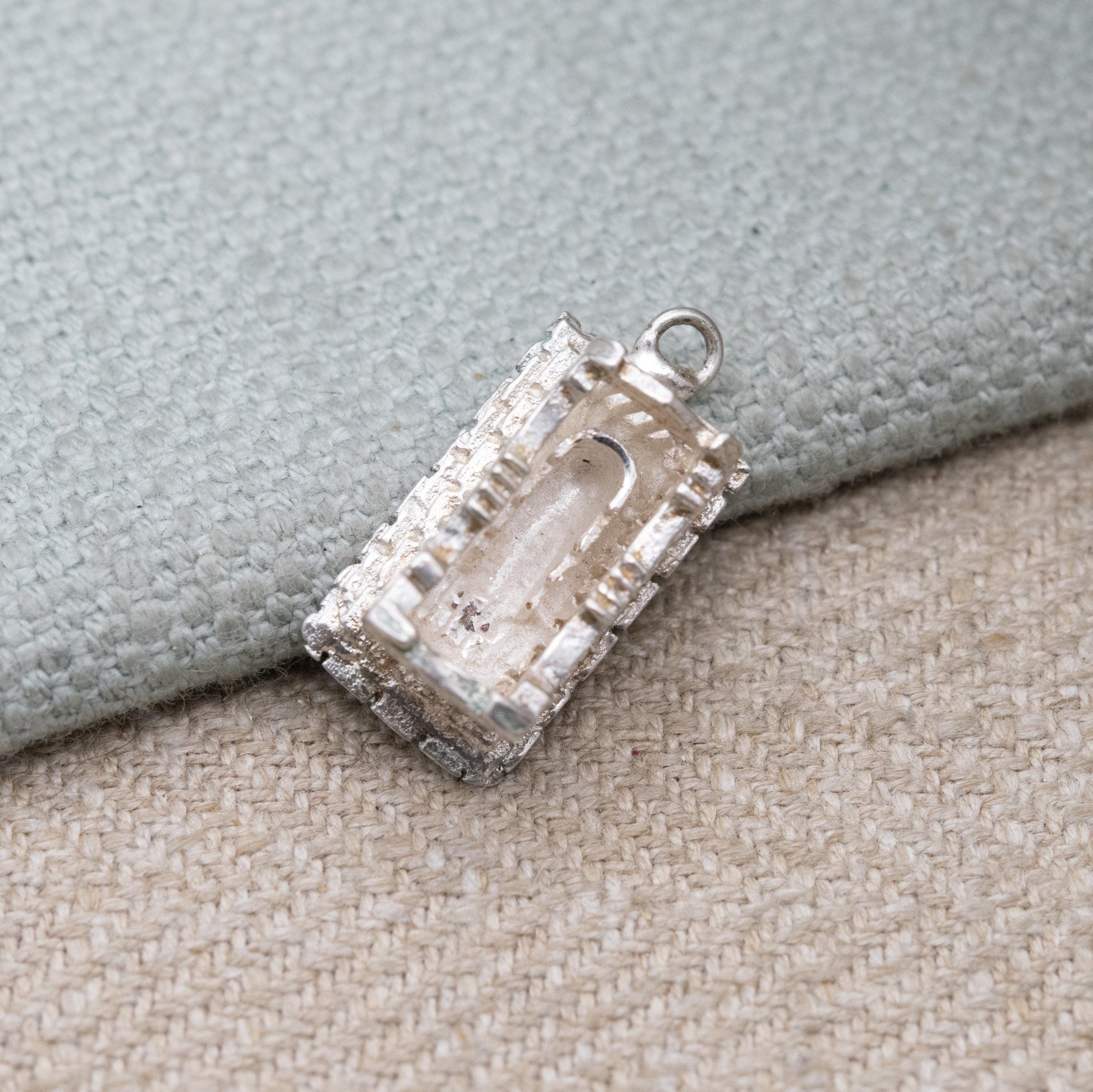 Vintage European Silver Athens Parthenon Charm Pendant - Ruined Temple | Ancient Greece Souvenir | Acropolis Gift for Charm Bracelet