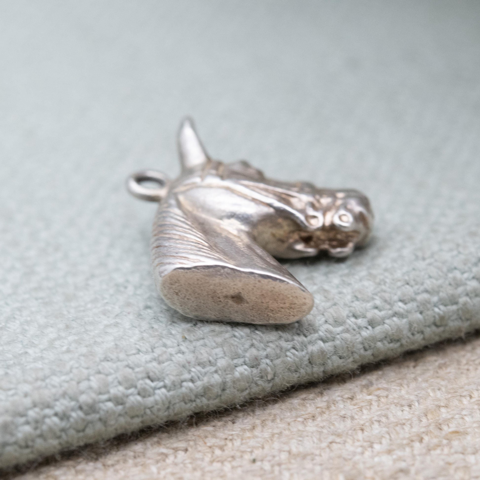 Vintage Sterling Silver Horse Head Charm Pendant - Realistic Animal Jewellery | Horse Girl | Nature Lover | Charm Bracelet | Charm Necklace
