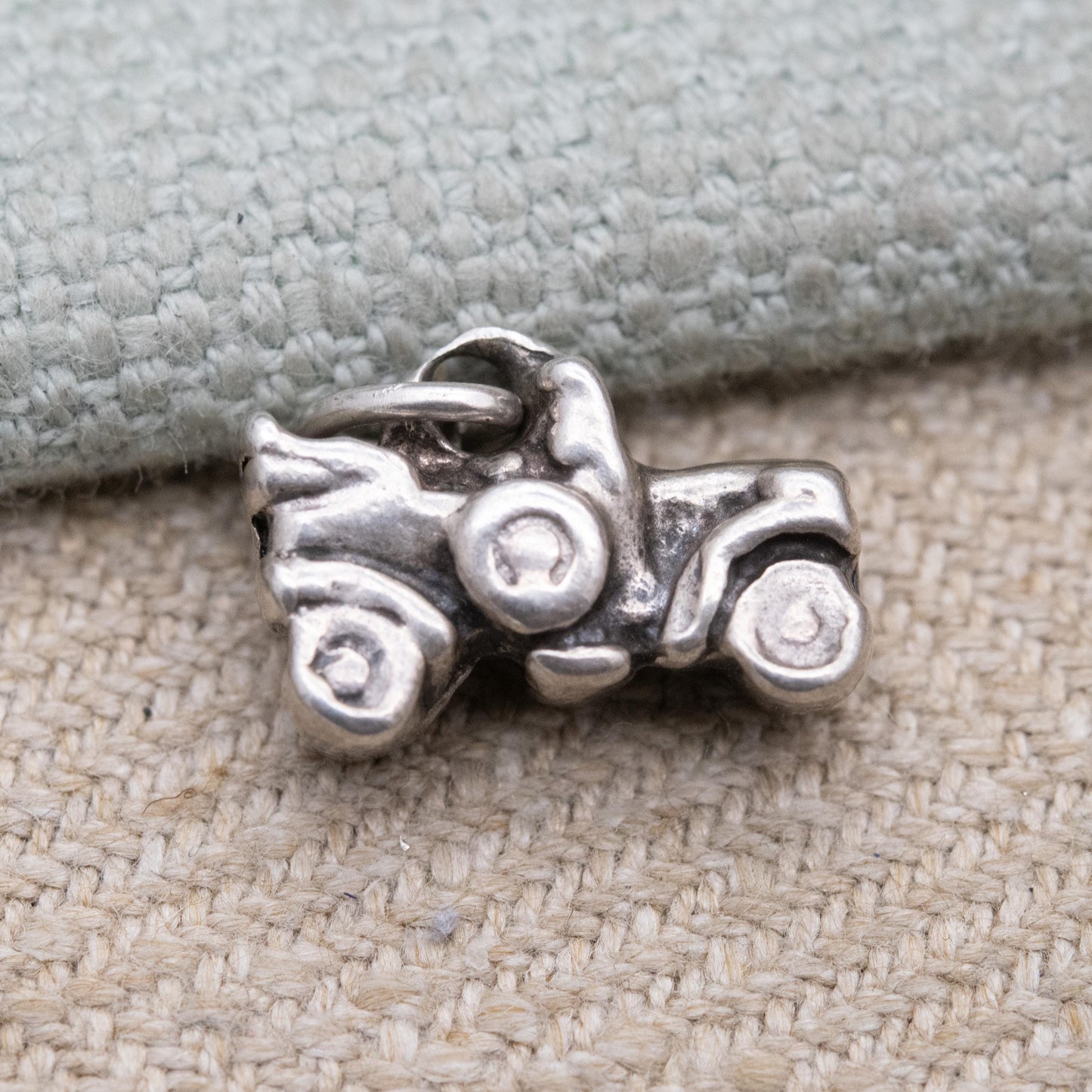 Vintage Sterling Silver Old Car Charm Pendant - Vintage Automobile Charm | Gift for Charm Bracelet