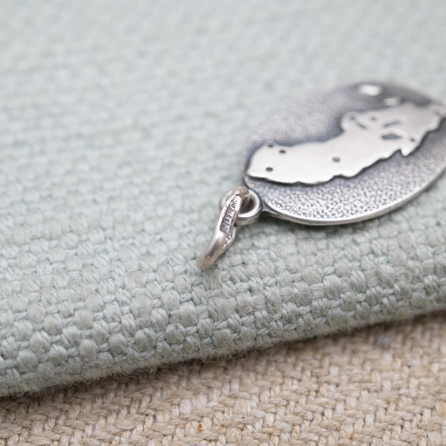 Vintage European Silver Sweden Charm Pendant - Scandinavian Travel Charm | Souvenir Gift for Charm Bracelet