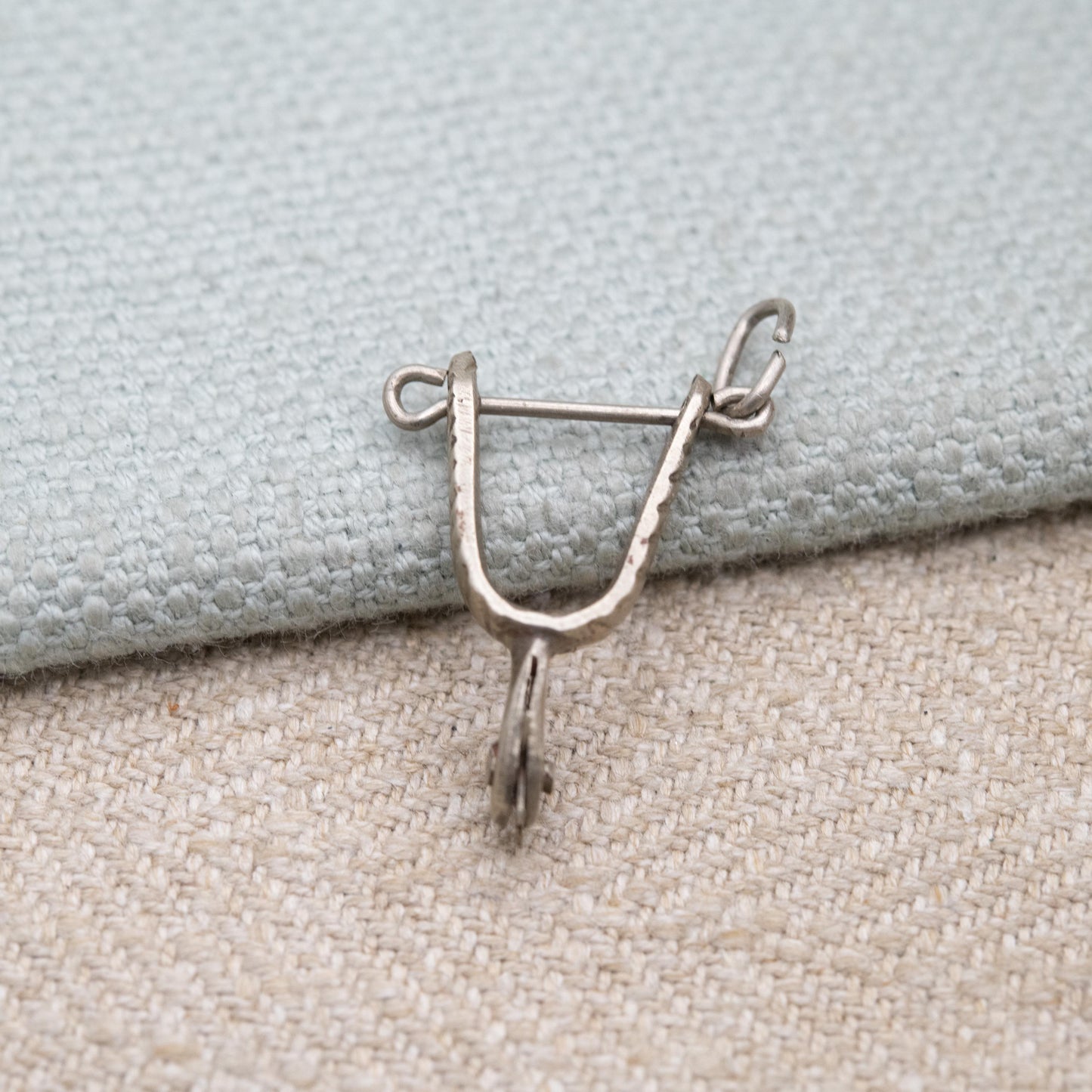 Vintage Sterling Silver Stirrup Charm Pendant - Spurs | Cowboy Horse Riding Charm | Souvenir Gift for Charm Bracelet