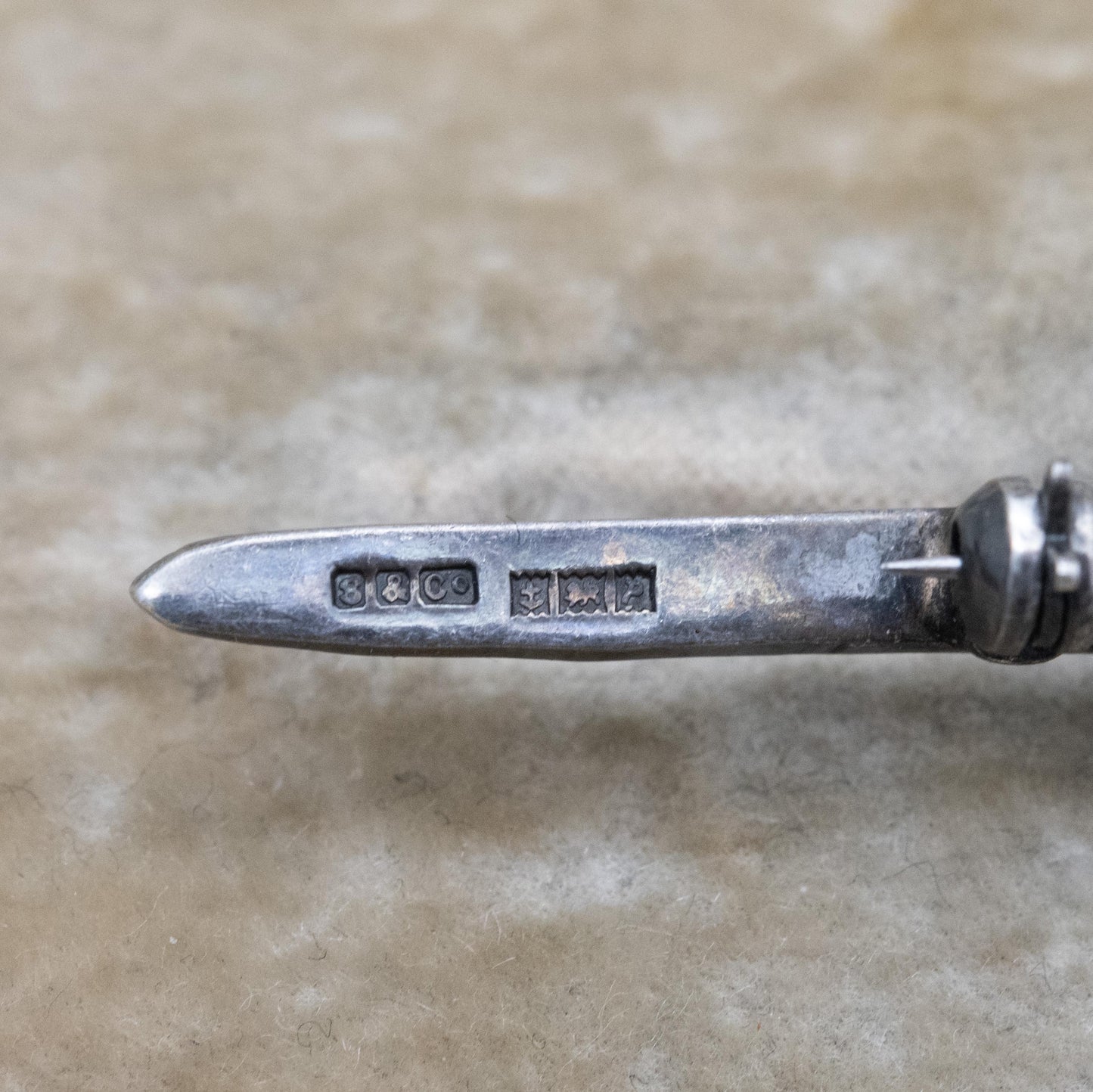Vintage Scottish Sterling Silver Sword Brooch 1964 - Heraldic Lion Claymore | Fantasy Medieval Weaponry | Collectable Scotland Jewellery