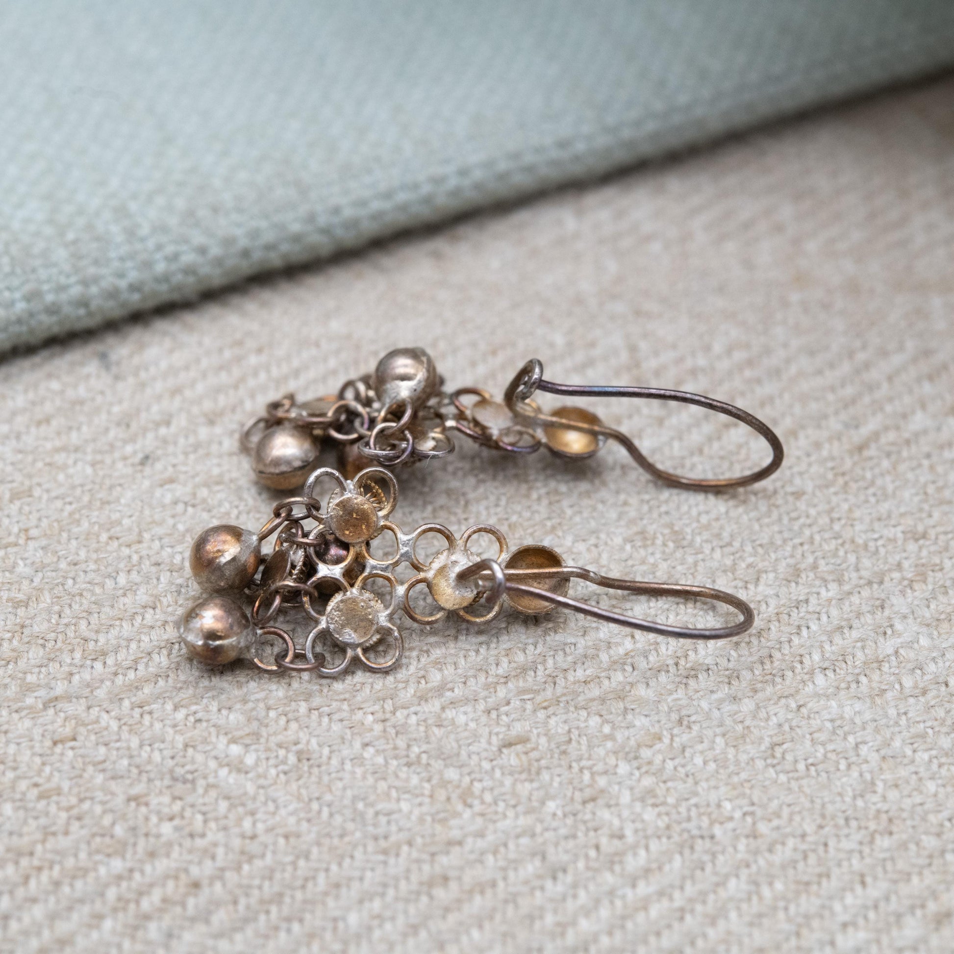 Vintage Silver Norwegian Solje Earrings - Collectable Scandinavian Silver Jewellery