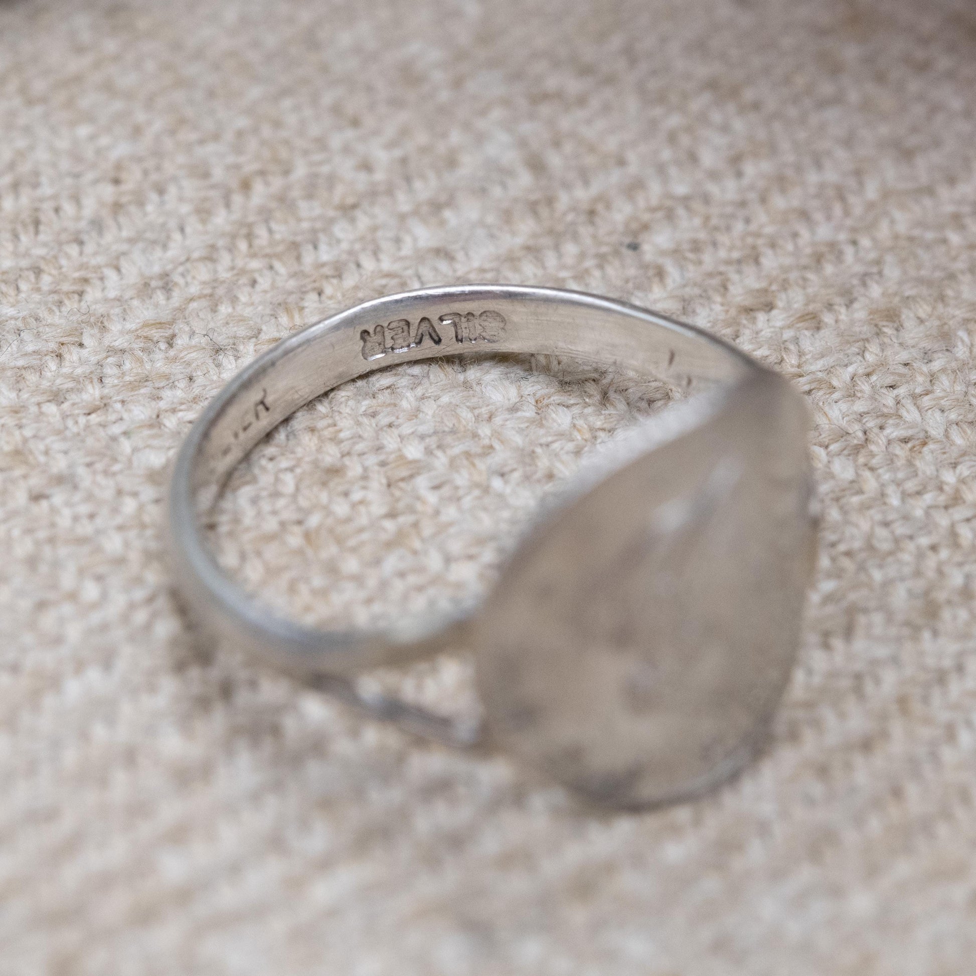 Vintage Sterling Silver Liberty Coin Ring - Taller Coin Lady Liberty Head | UK Size - L | US Size - 5 3/4