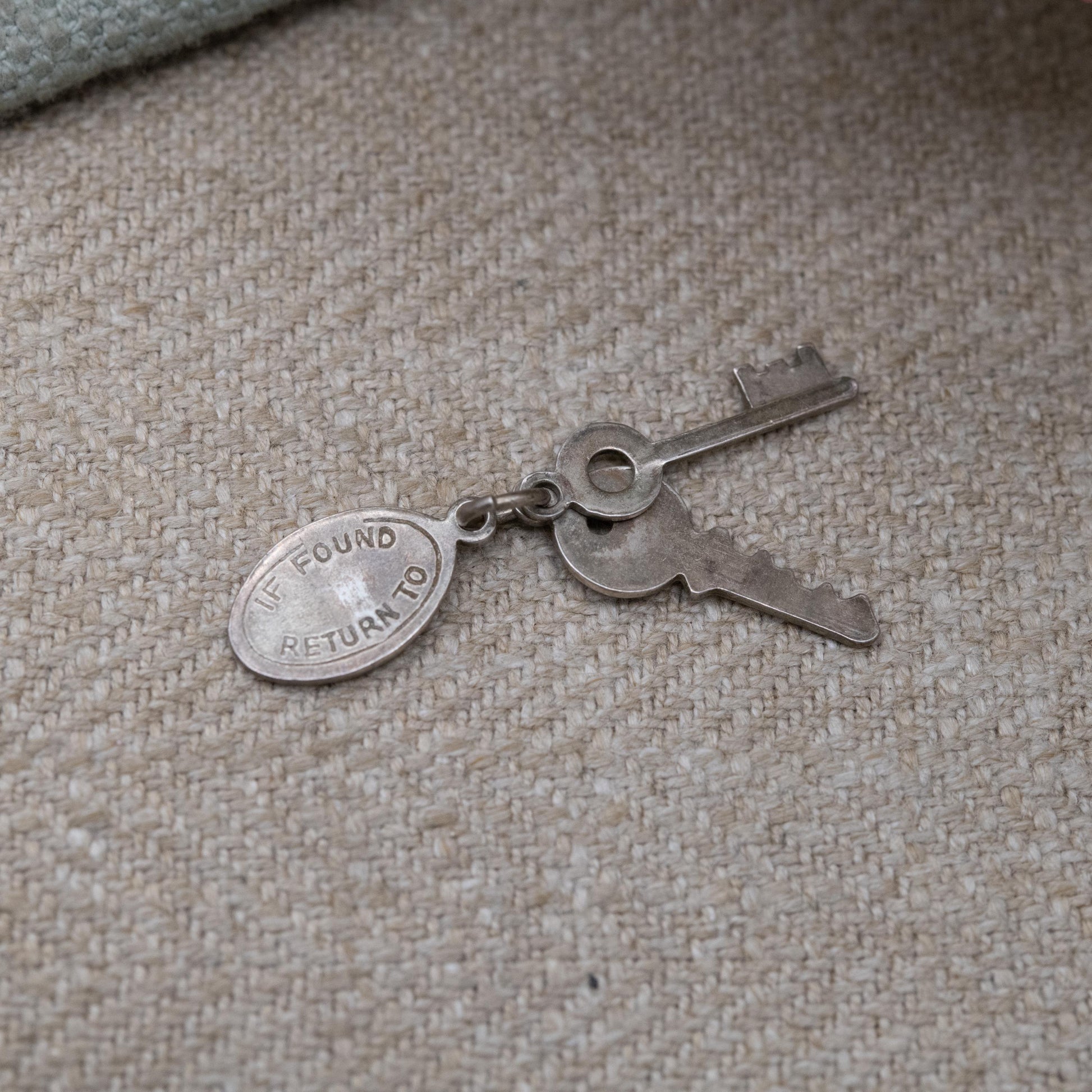 Sterling Silver House Keys Charm Pendant - Collectible | Gift for Charm Bracelet