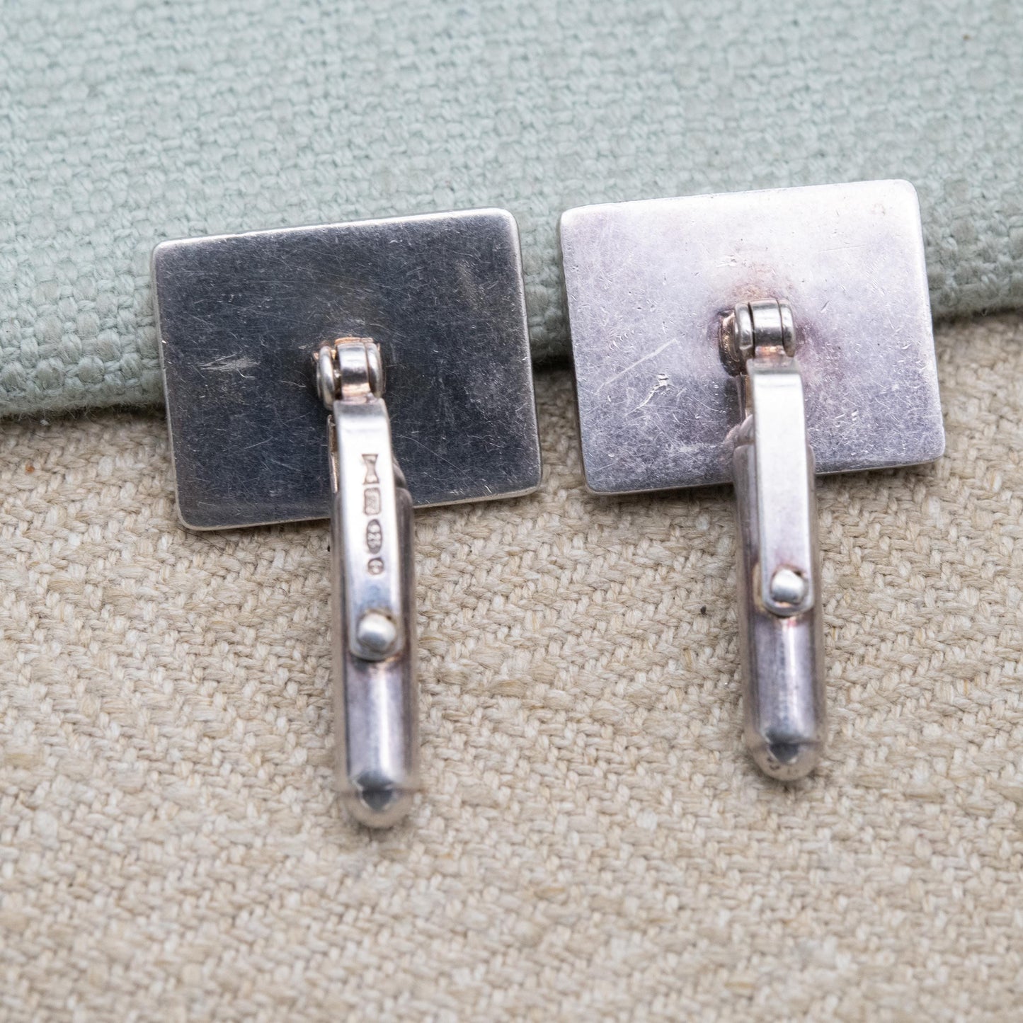 Paul Smith Sterling Silver Cufflinks - Minimal Logo Design | Mens Accessory | Gift for Him