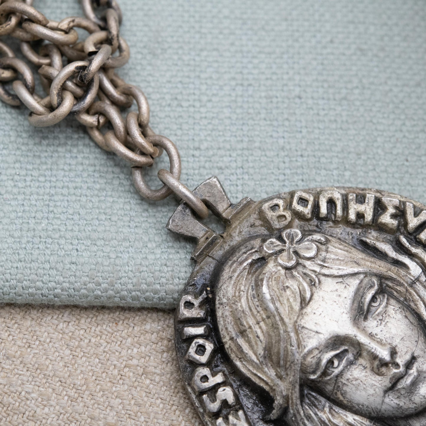 Vintage Grand Prix de Rome Medal by R Tschudin c. 1960s French - Amour Espoir Bonheur Love Hope Happiness | Symbol of the Law of Happiness