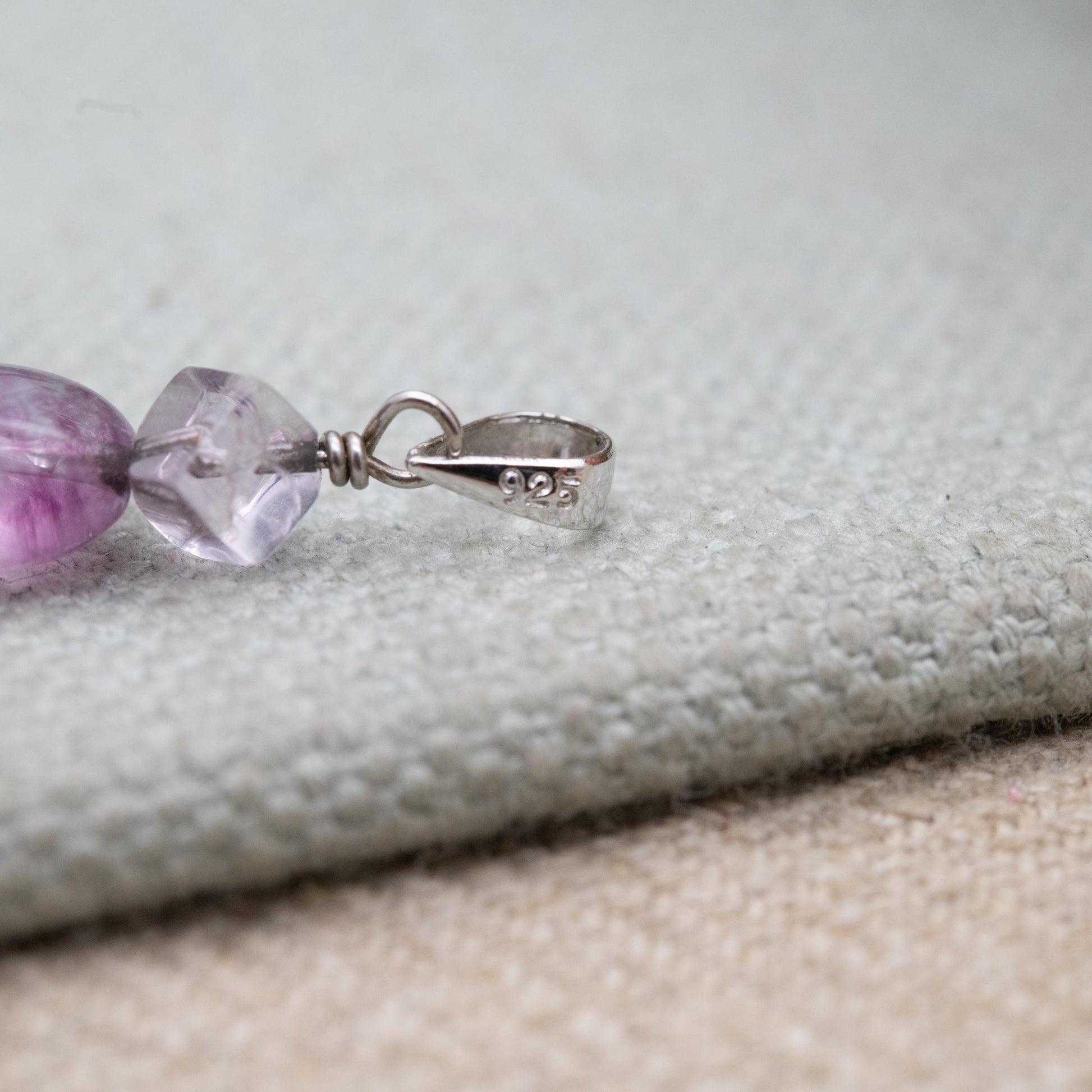 Sterling Silver Gemstone Bead Pendant - Sodalite Peridot Quartz | Gift for Pendant Necklace