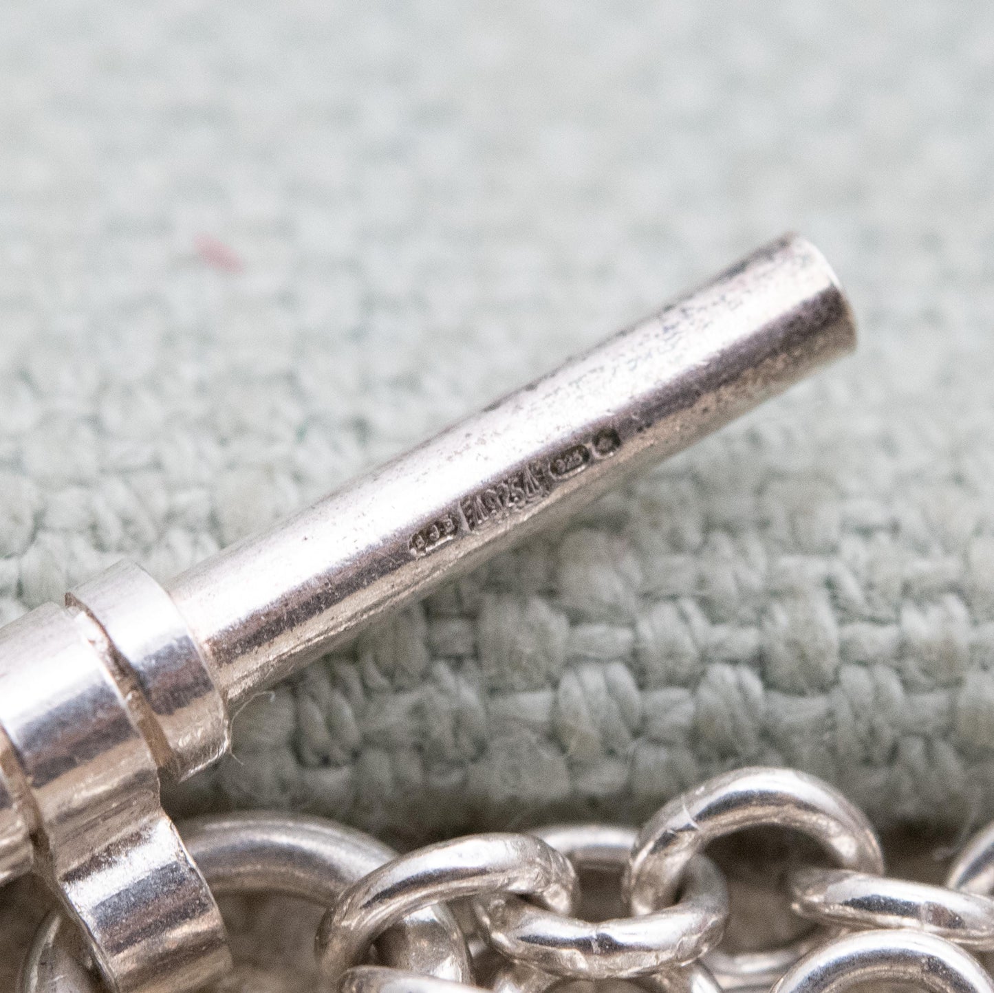 Sterling Silver and Foiled Glass Love Heart Multi Strand Bracelet - Toggle Clasp | Romantic Gift for Her