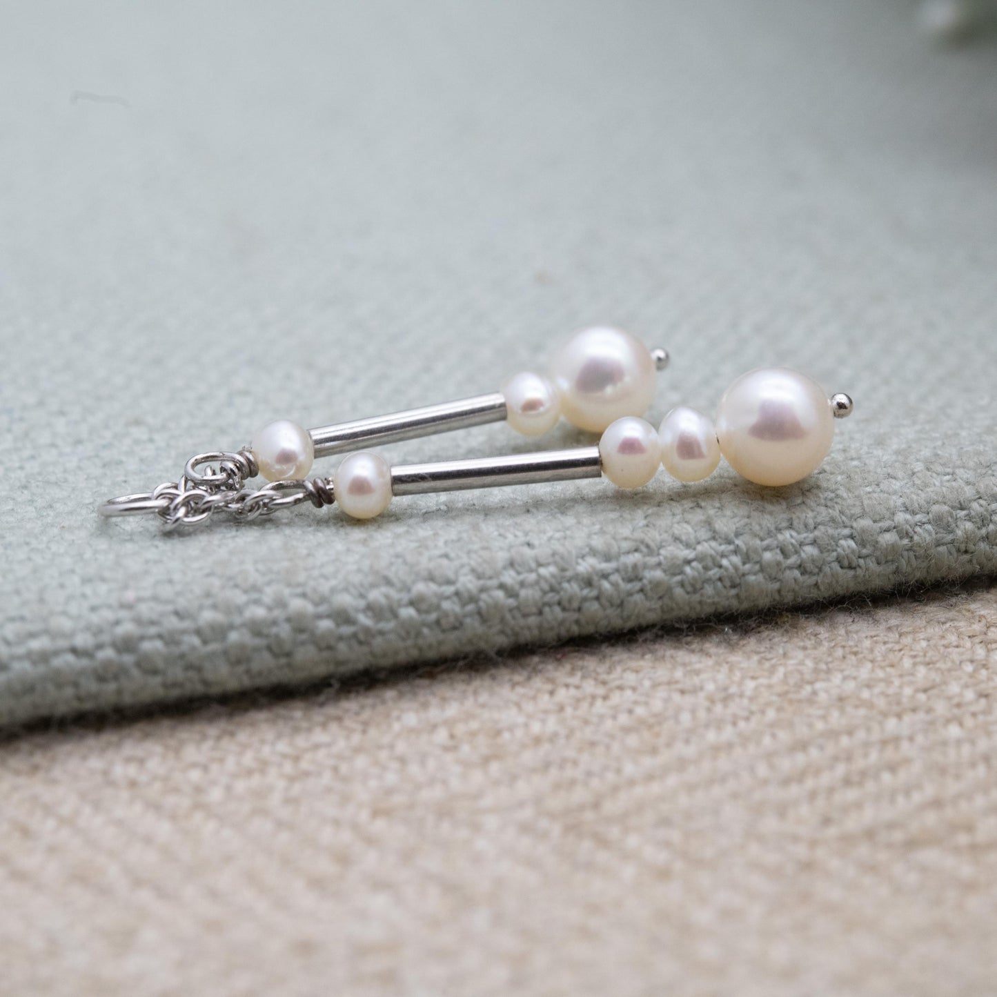 Silver Pearl Pendant - Lovely Pearl Drop | Minimalist Gift for Necklace