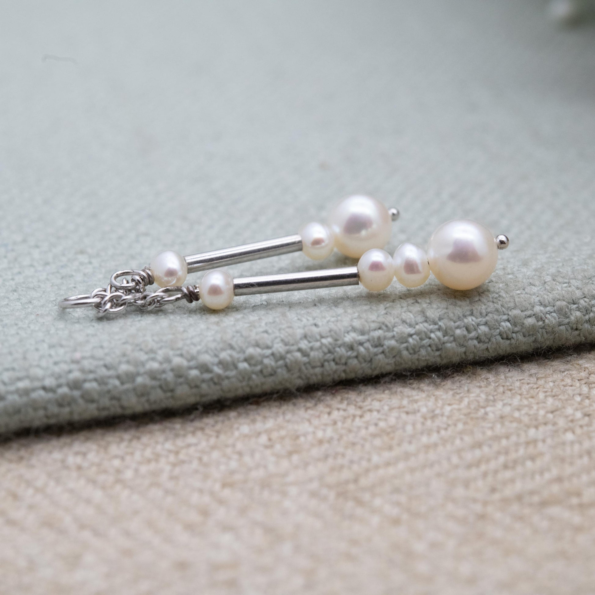 Silver Pearl Pendant - Lovely Pearl Drop | Minimalist Gift for Necklace