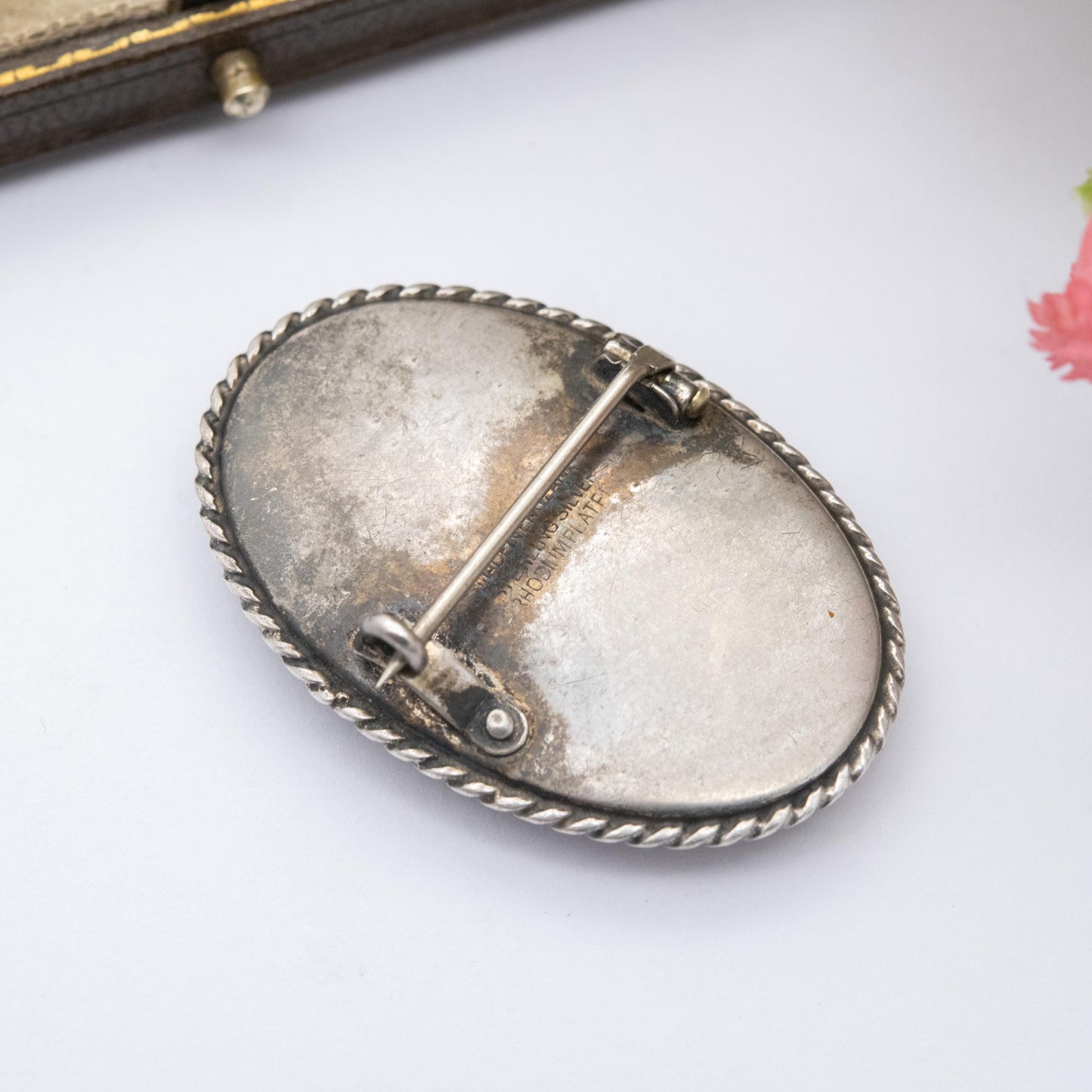 True Vintage Sterling Silver Miniature Portrait Brooch of Bubbles by John Everett - Made in England | Collectable Gift