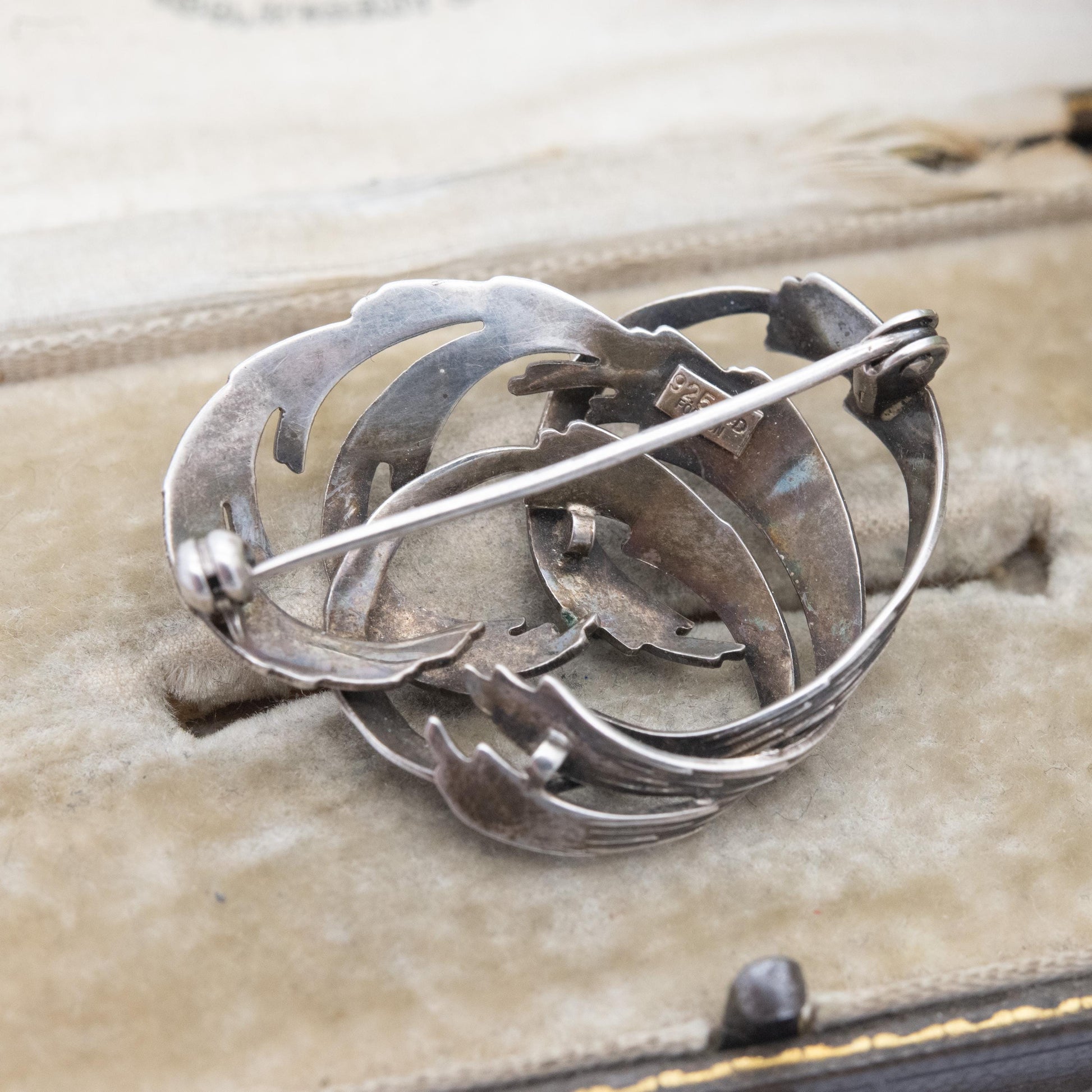 Vintage Andreas Daub Sterling Silver Brooch - Modernist Silver Jewellery | German Designer