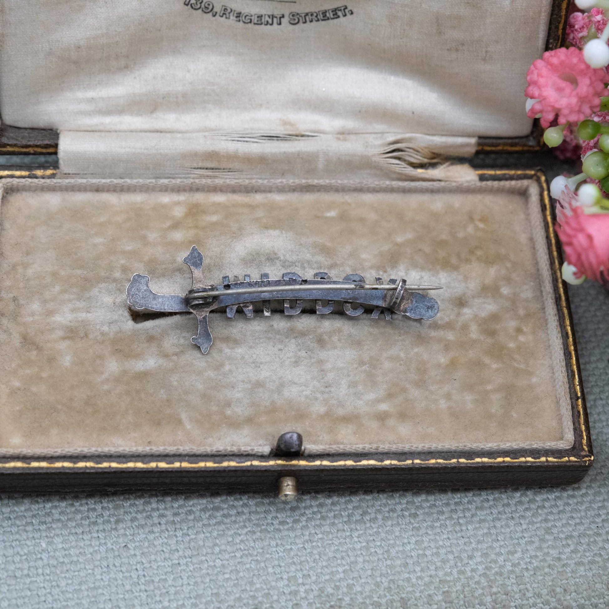 Antique Sterling Silver Middlesex Regiment Sweetheart Brooch by Adie & Lovekin Ltd 1915 - British Army Collectable Military Memorabilia