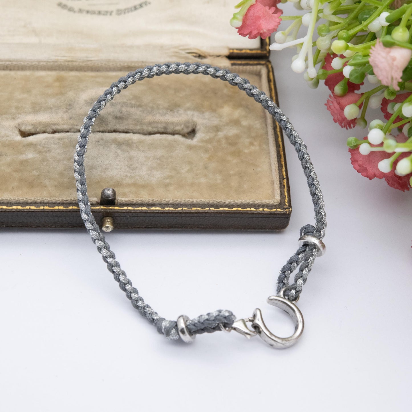 Links of London Sterling Silver Horse Shoe Cord Bracelet