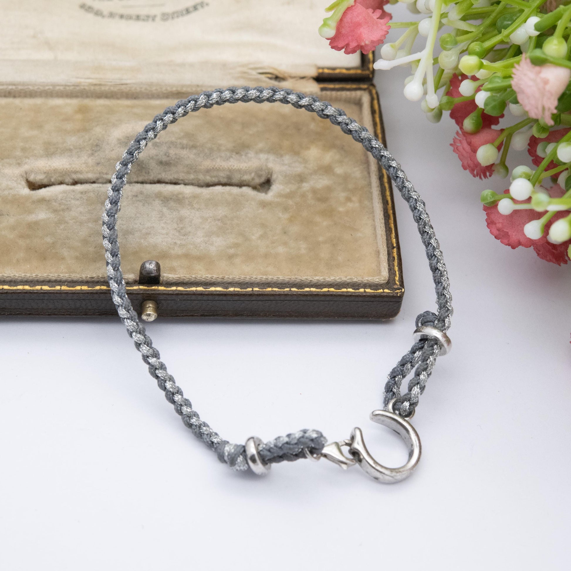 Links of London Sterling Silver Horse Shoe Cord Bracelet