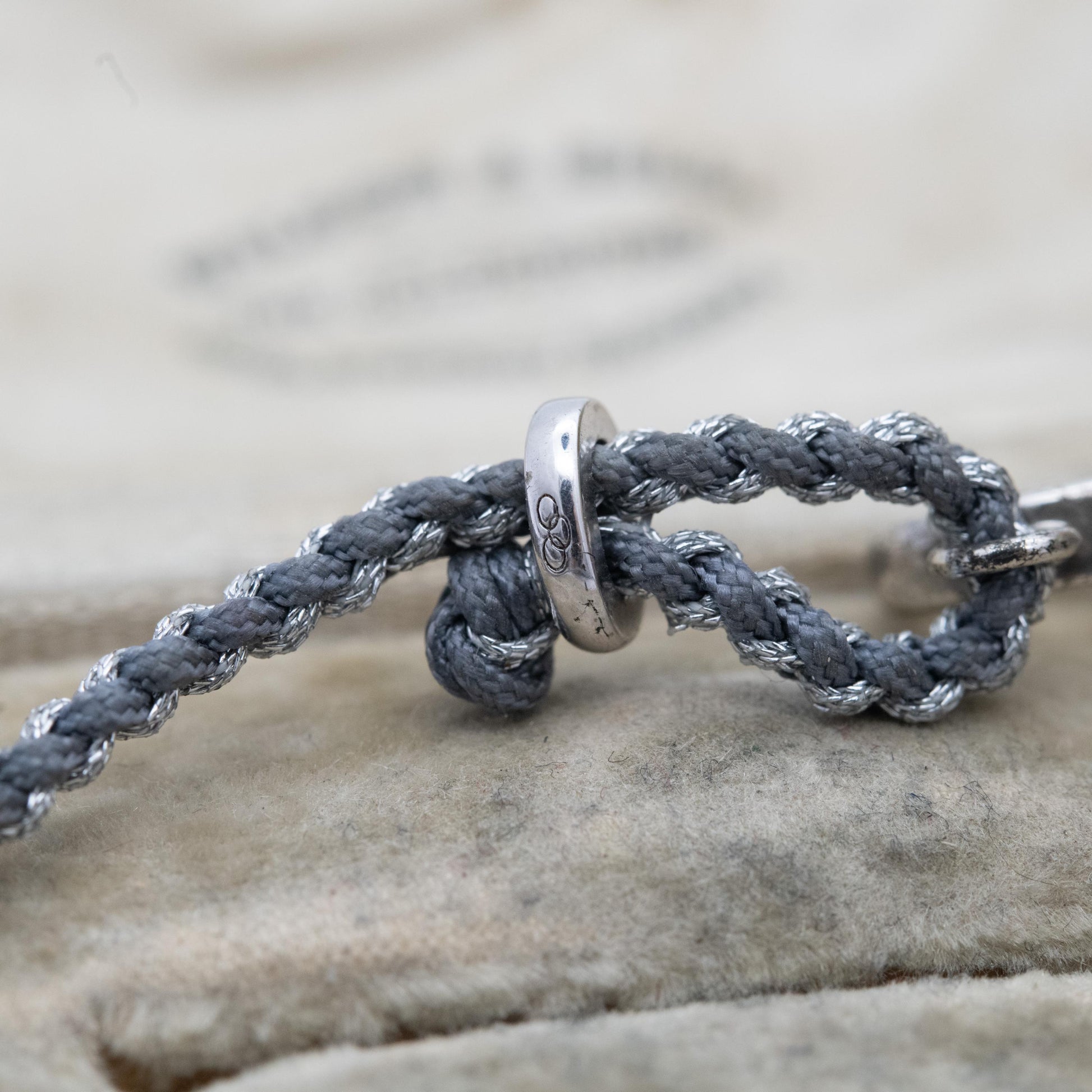 Links of London Sterling Silver Horse Shoe Cord Bracelet