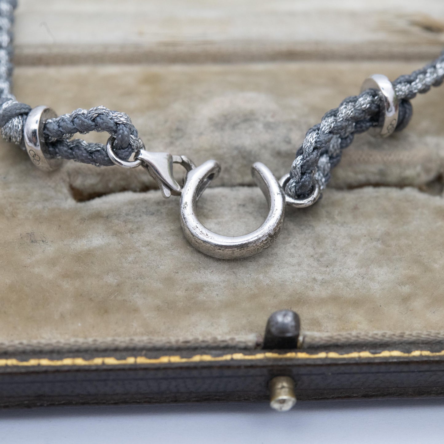 Links of London Sterling Silver Horse Shoe Cord Bracelet