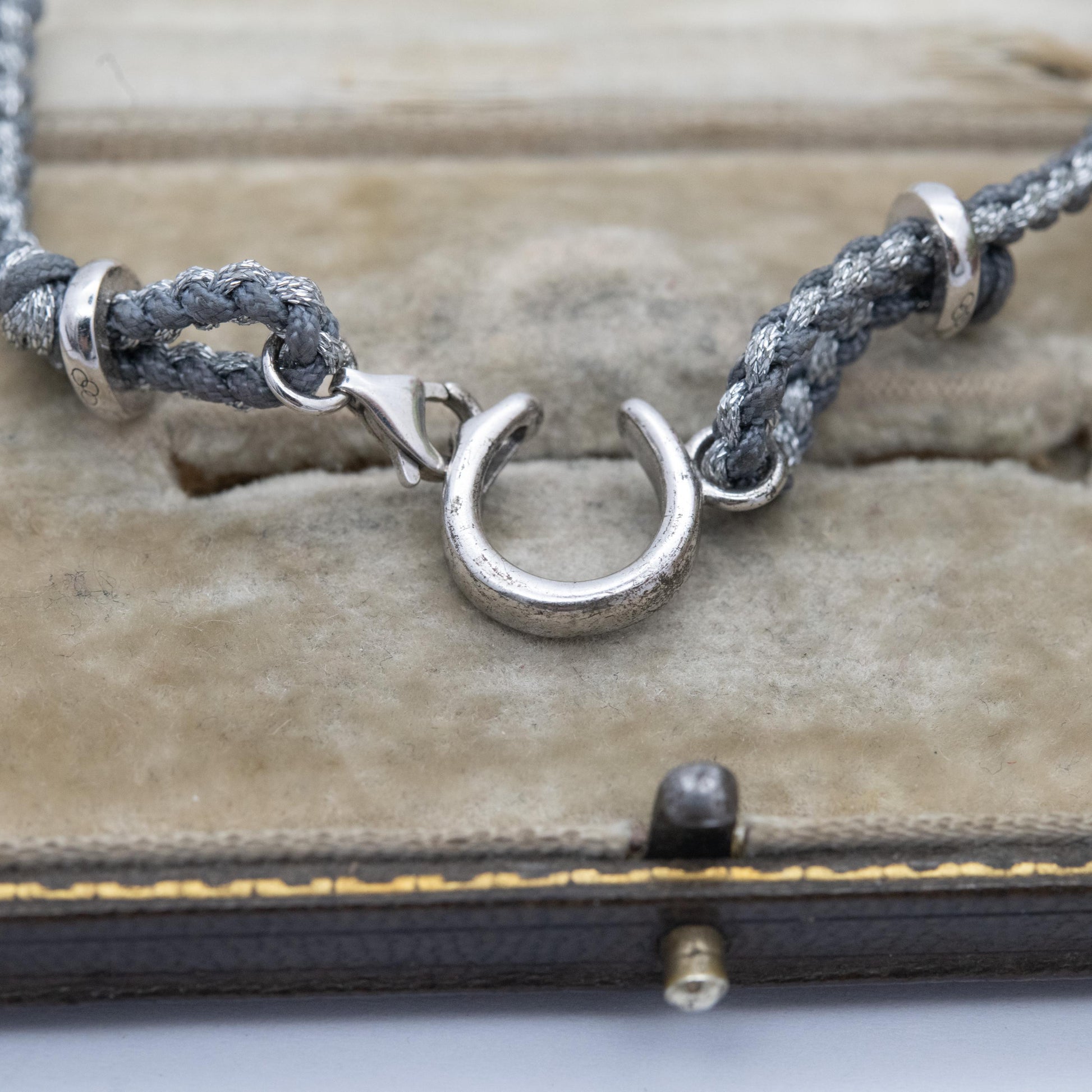 Links of London Sterling Silver Horse Shoe Cord Bracelet