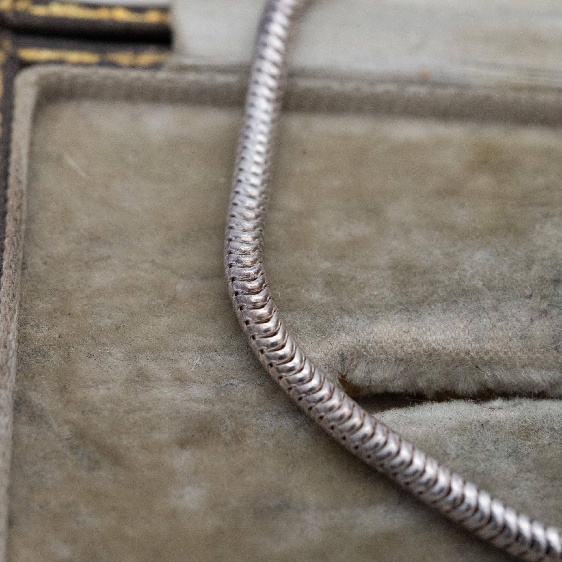 Sterling Silver Snake Link Chain Bracelet - Adjustable Length | Unisex Gift