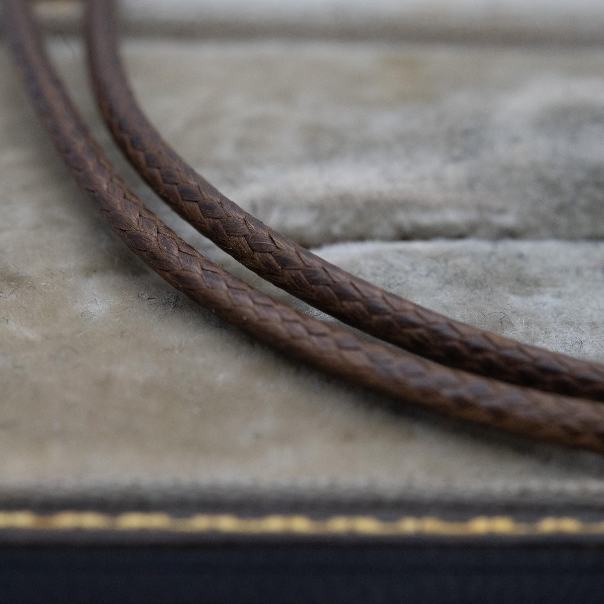 Sterling Silver Clasp Cord Necklace 20"