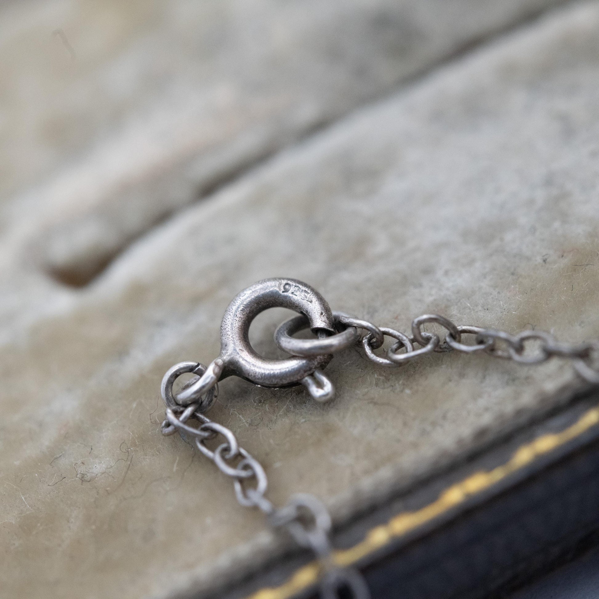 Vintage Sterling Silver Trace Chain Necklace 20" - Thin Silver Necklace Cable Link | Unisex Necklace Gift