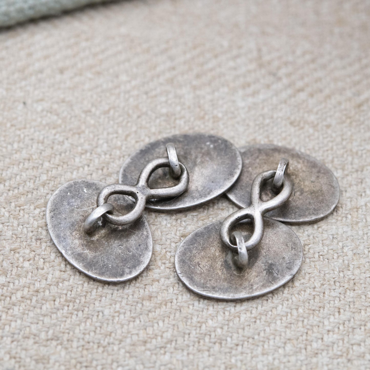 Antique Victorian Silver Swallow Cufflinks c. 1890s - Victorian Aesthetic Movement | Gift for Him