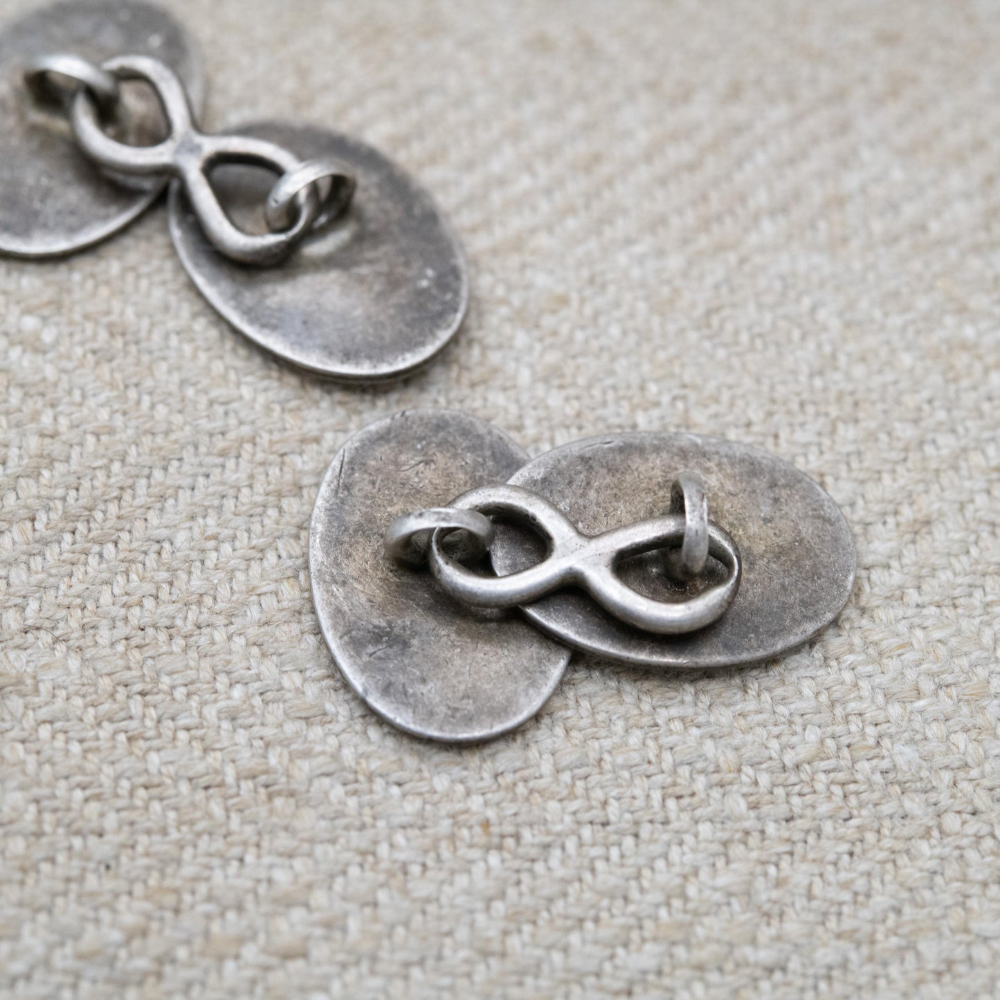 Antique Victorian Silver Swallow Cufflinks c. 1890s - Victorian Aesthetic Movement | Gift for Him